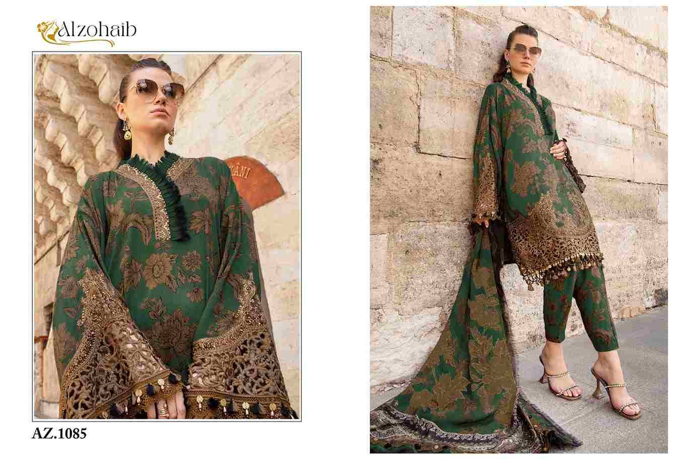 Alzohaib 1084 Series By Alzohaib 1084 To 1085 Series Beautiful Pakistani Suits Stylish Fancy Colorful Party Wear & Occasional Wear Pure Cotton Print Dresses At Wholesale Price