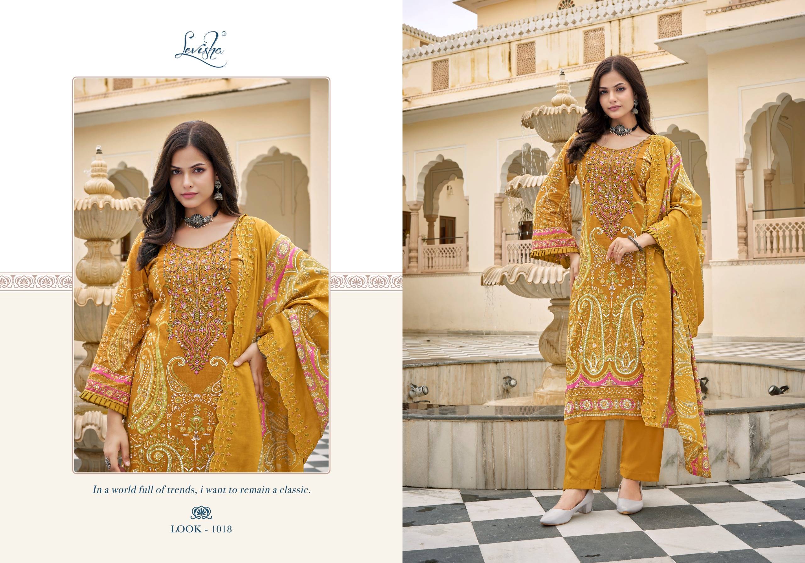 Guzarish Nx By Levisha 1013 To 1018 Series Festive Suits Beautiful Fancy Colorful Stylish Party Wear & Occasional Wear Cambric Lawn Cotton Print Dresses At Wholesale Price