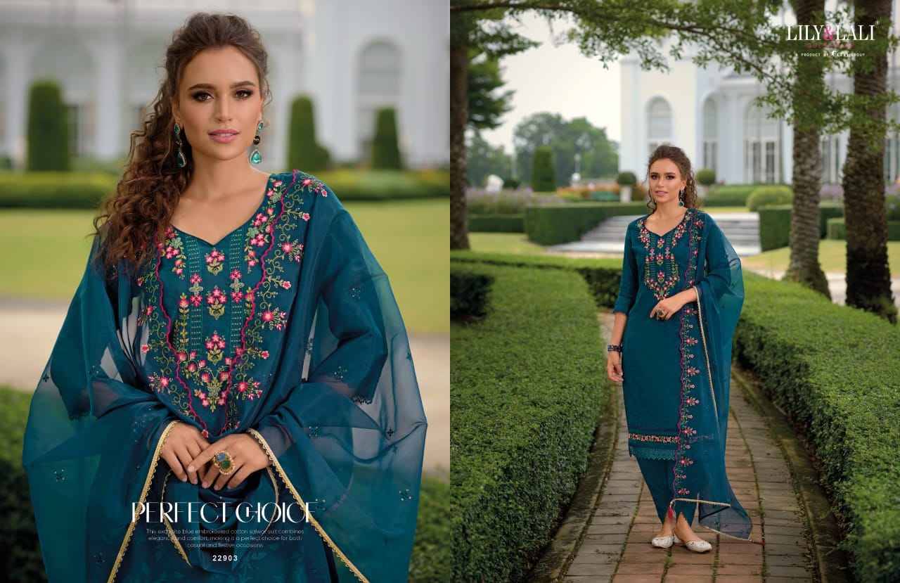 Miraan Vol-3 By Lily And Lali 22901 To 22906 Series Beautiful Stylish Suits Fancy Colorful Casual Wear & Ethnic Wear & Ready To Wear Jacquard Silk Dresses At Wholesale Price