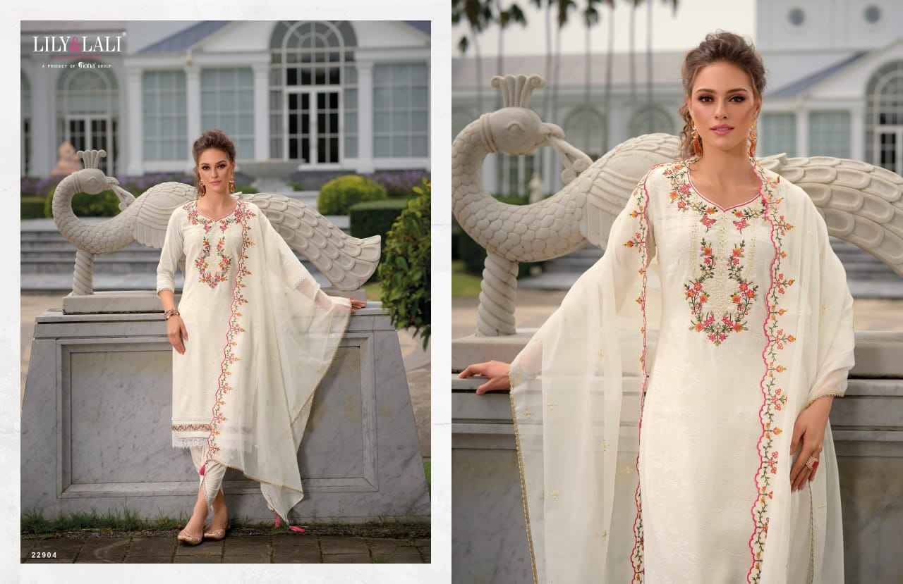 Miraan Vol-3 By Lily And Lali 22901 To 22906 Series Beautiful Stylish Suits Fancy Colorful Casual Wear & Ethnic Wear & Ready To Wear Jacquard Silk Dresses At Wholesale Price