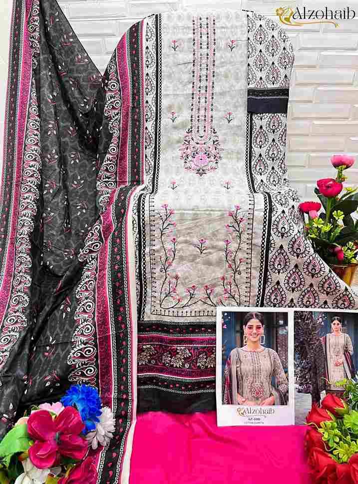 Alzohaib 1080 Series By Alzohaib 1080 To 1083 Series Beautiful Pakistani Suits Stylish Fancy Colorful Party Wear & Occasional Wear Pure Cotton Print Dresses At Wholesale Price