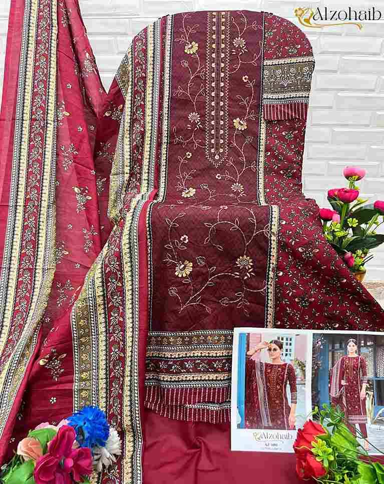 Alzohaib 1080 Series By Alzohaib 1080 To 1083 Series Beautiful Pakistani Suits Stylish Fancy Colorful Party Wear & Occasional Wear Pure Cotton Print Dresses At Wholesale Price