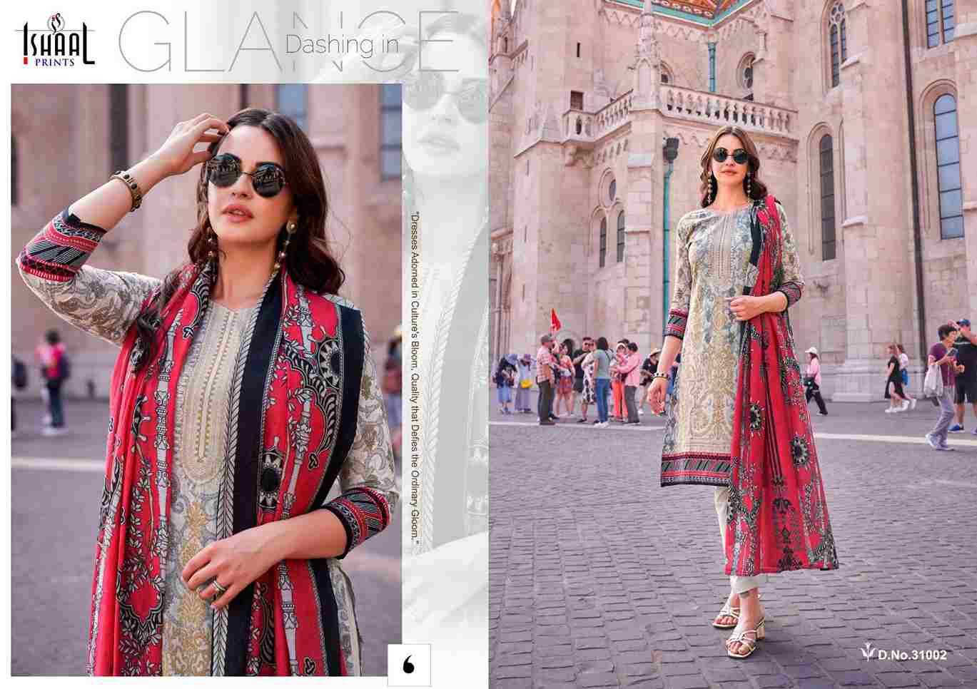 Gulmohar Combo-2024 By Ishaal Prints Beautiful Festive Suits Colorful Stylish Fancy Casual Wear & Ethnic Wear Pure Lawn Prints Dresses At Wholesale Price