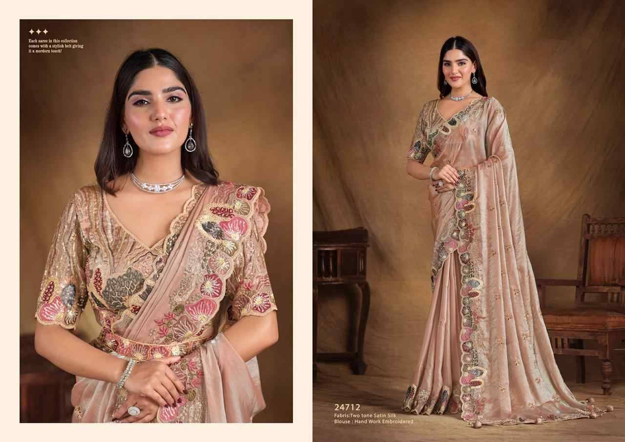 Tarini By Mohmanthan 24705 To 24715 Series Indian Traditional Wear Collection Beautiful Stylish Fancy Colorful Party Wear & Occasional Wear Silk Sarees At Wholesale Price