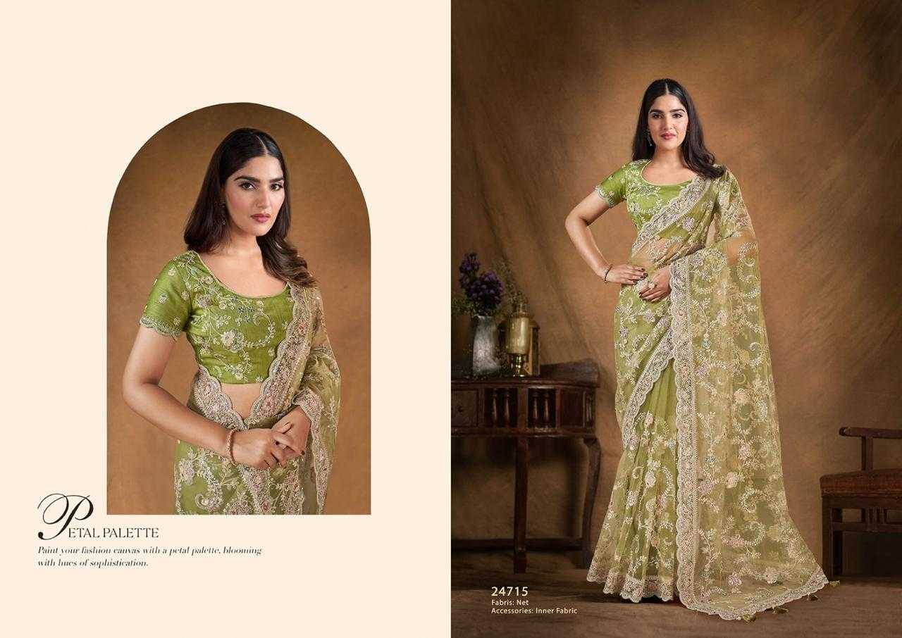 Tarini By Mohmanthan 24705 To 24715 Series Indian Traditional Wear Collection Beautiful Stylish Fancy Colorful Party Wear & Occasional Wear Silk Sarees At Wholesale Price