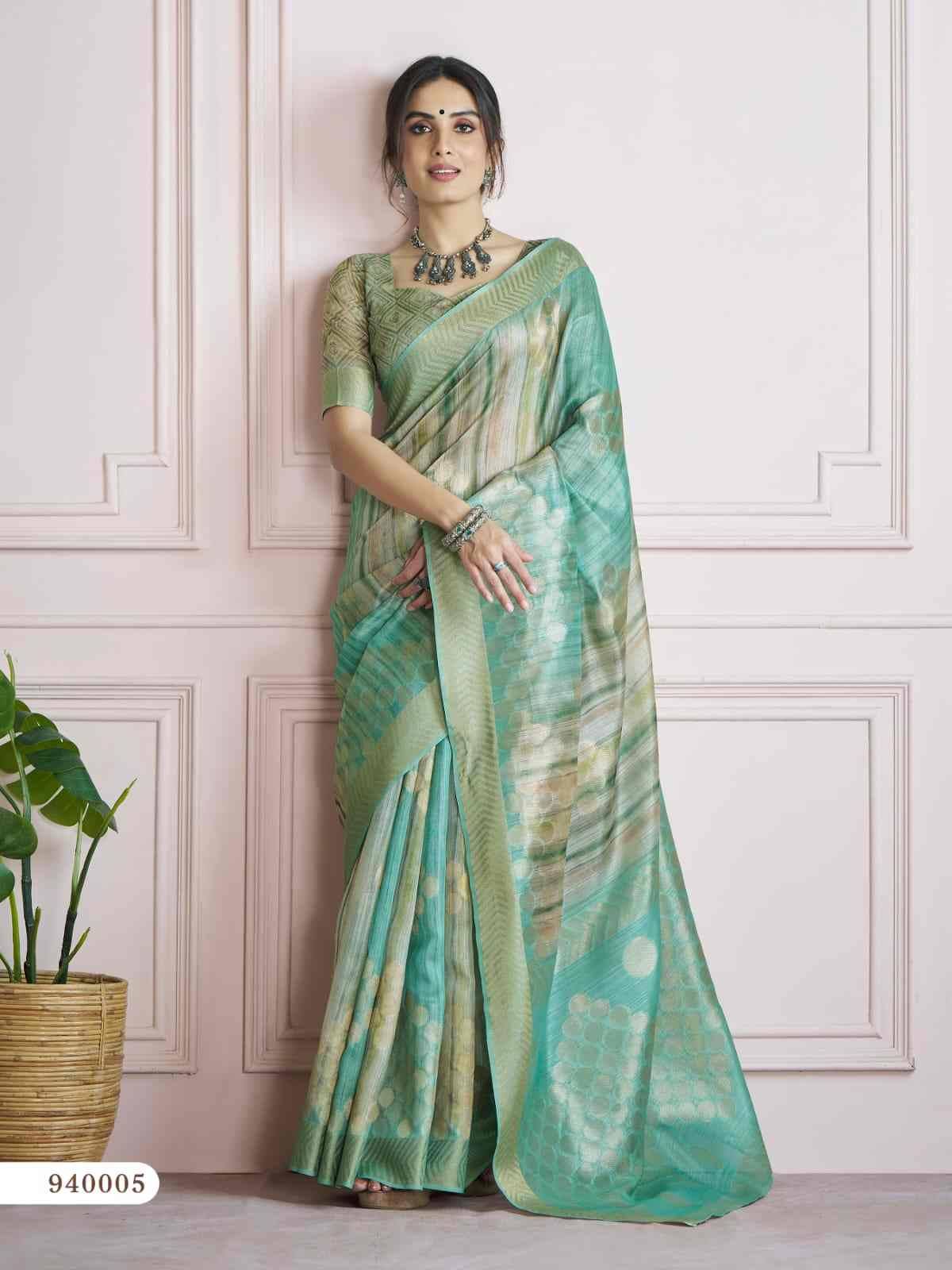 Kingfisher Silk By Rajpath 940001 To 940006 Series Indian Traditional Wear Collection Beautiful Stylish Fancy Colorful Party Wear & Occasional Wear Khadi Silk Sarees At Wholesale Price