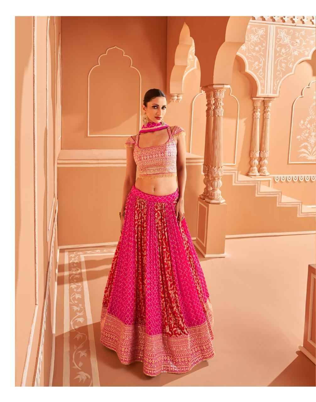 Heeriye By Sayuri 5320 To 5322 Series Designer Stylish Fancy Colorful Beautiful Party Wear & Ethnic Wear Collection Georgette/Chinnon Silk Lehengas At Wholesale Price