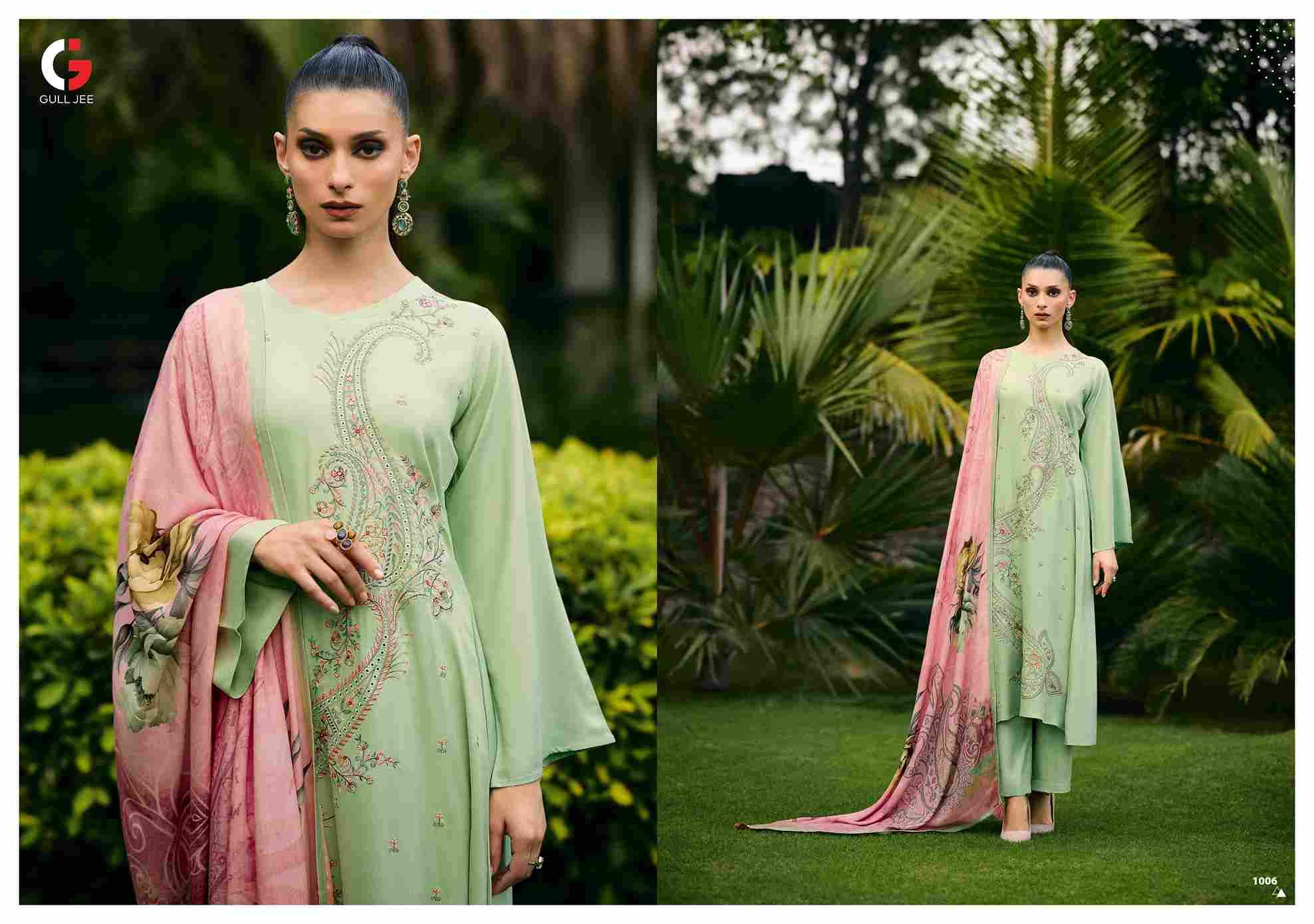 Winter Glory By Gull Jee 1001 To 1006 Series Beautiful Festive Suits Colorful Stylish Fancy Casual Wear & Ethnic Wear Viscose Pashmina Embroidered Dresses At Wholesale Price