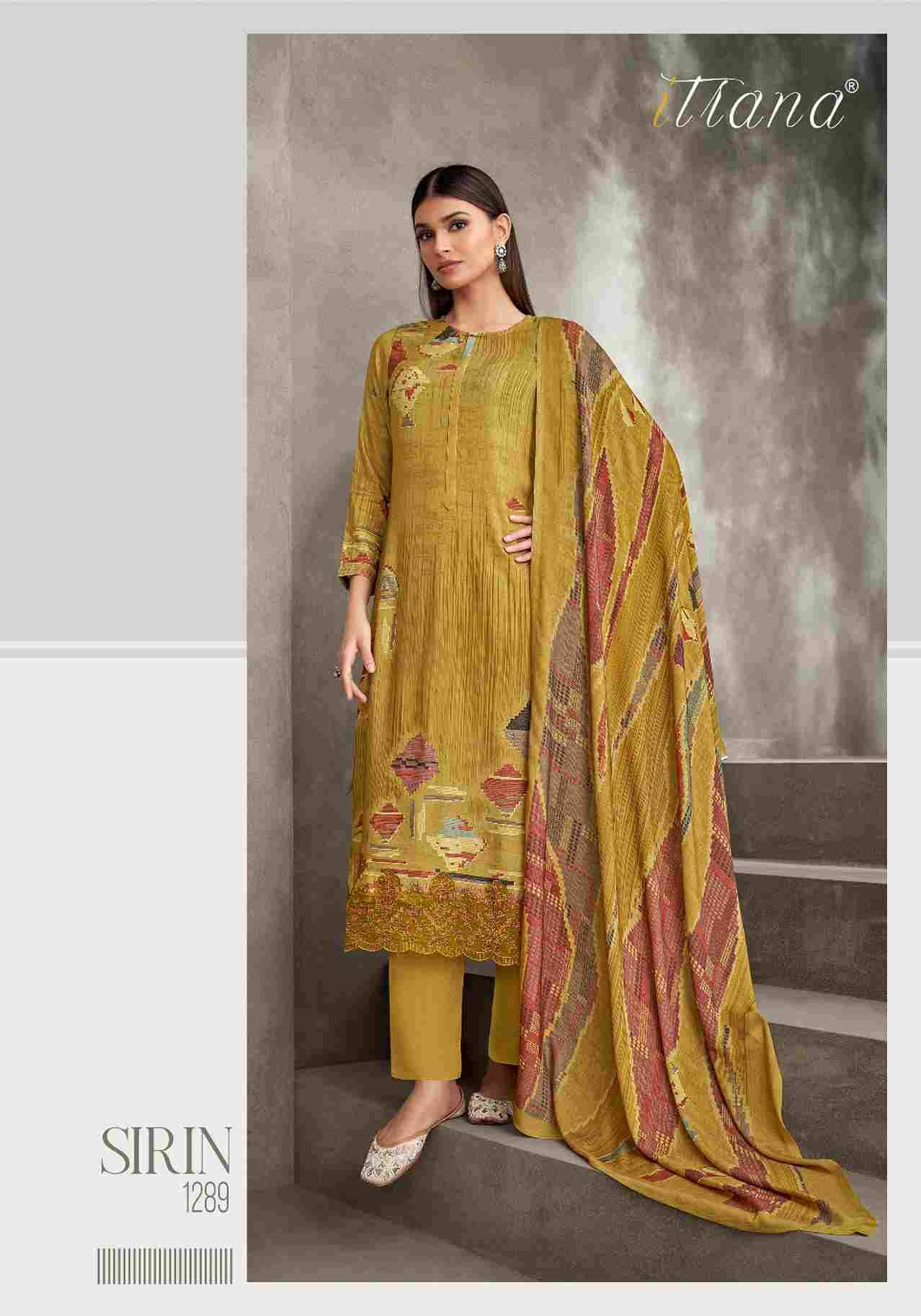 Sirin By Itrana Beautiful Festive Suits Colorful Stylish Fancy Casual Wear & Ethnic Wear Staple Twill Dresses At Wholesale Price