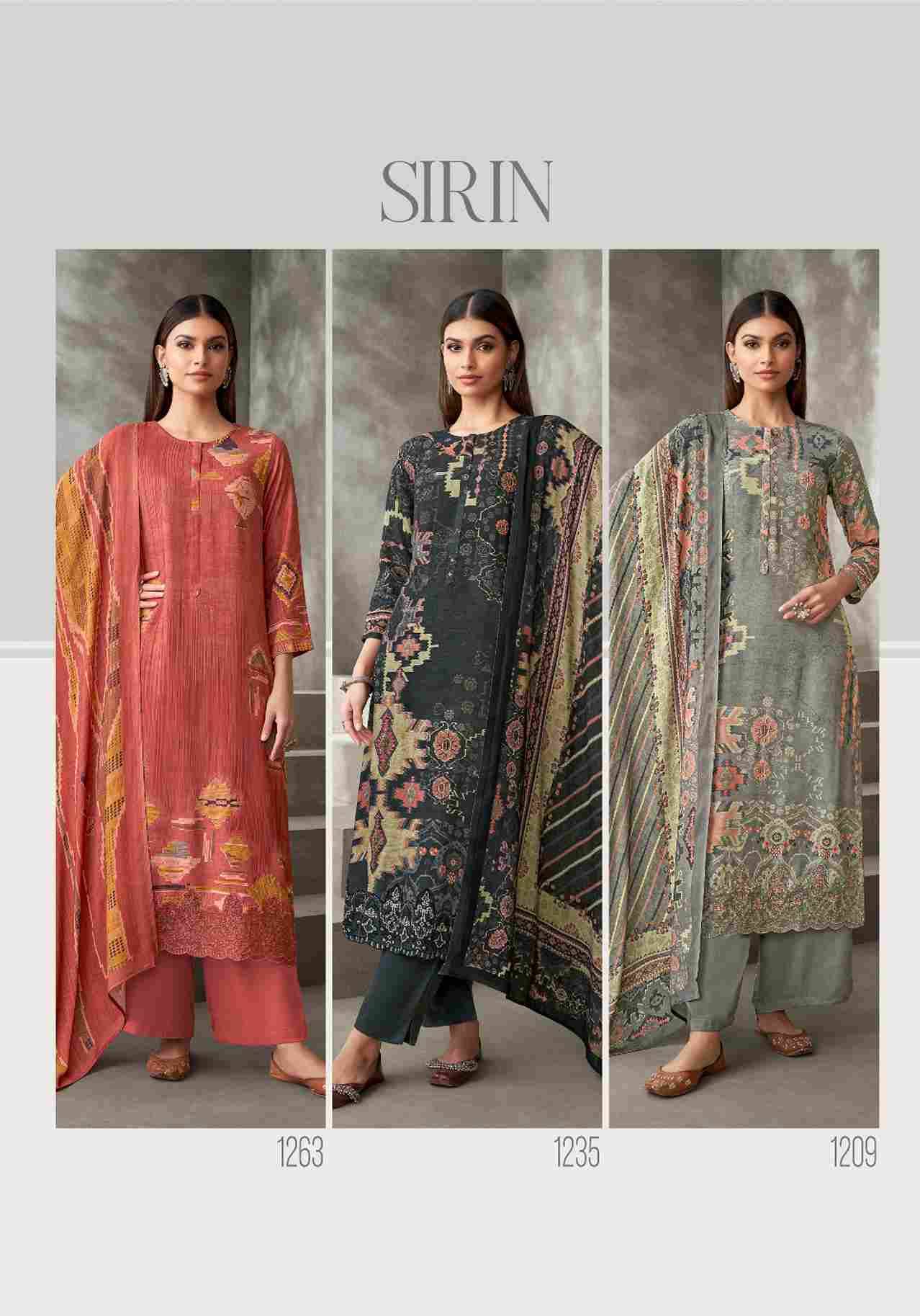 Sirin By Itrana Beautiful Festive Suits Colorful Stylish Fancy Casual Wear & Ethnic Wear Staple Twill Dresses At Wholesale Price