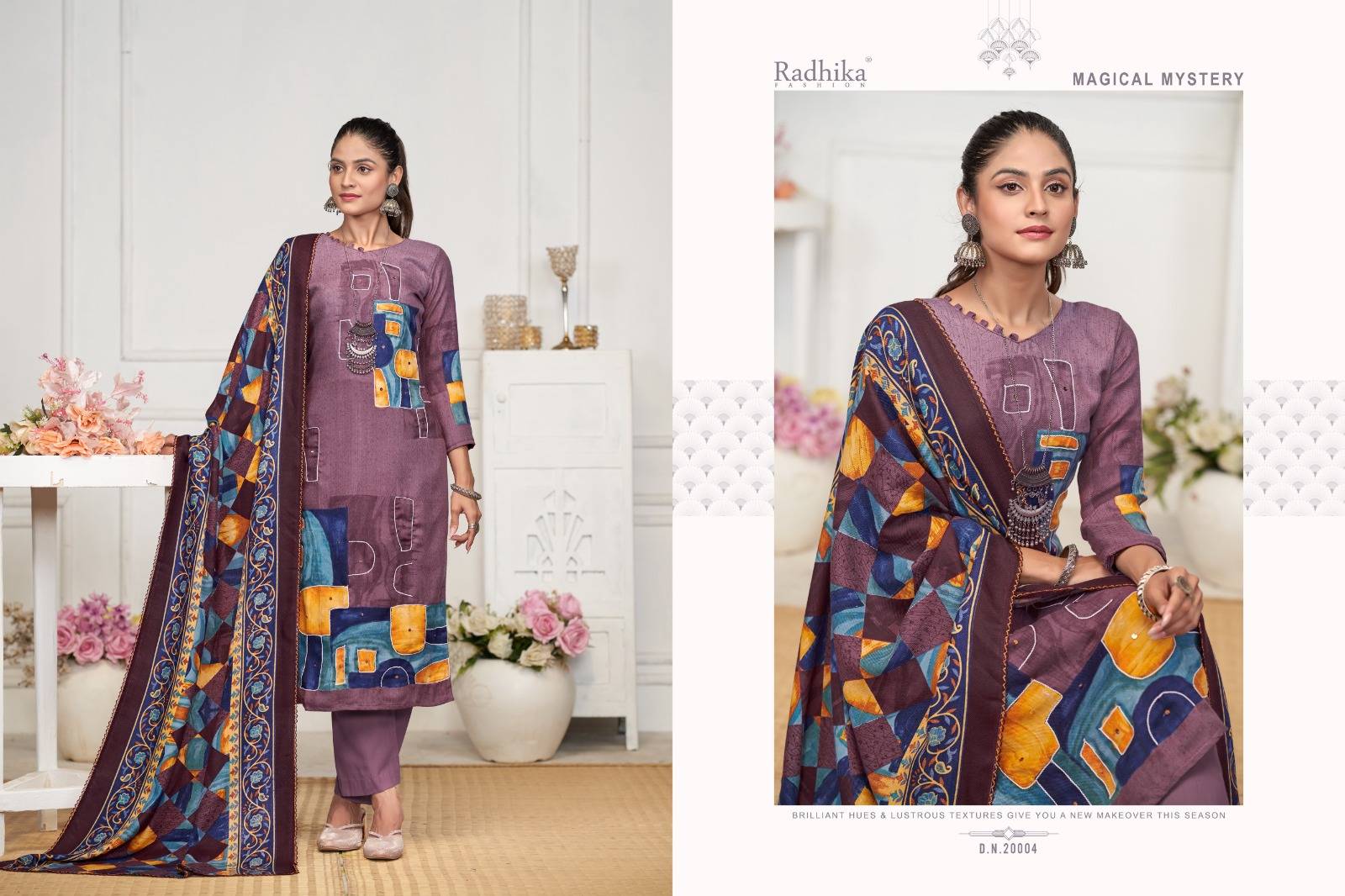 Rehnuma By Sumyra 20001 To 20004 Series Beautiful Stylish Festive Suits Fancy Colorful Casual Wear & Ethnic Wear & Ready To Wear Pashmina Print Dresses At Wholesale Price