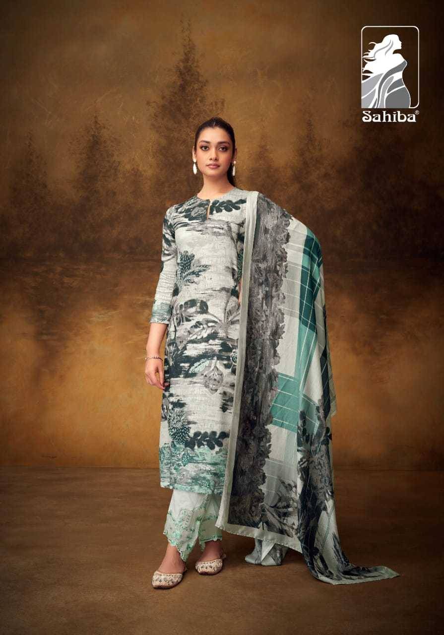 Anitya By Sahiba Fabrics Beautiful Festive Suits Colorful Stylish Fancy Casual Wear & Ethnic Wear Staple Twill Dresses At Wholesale Price