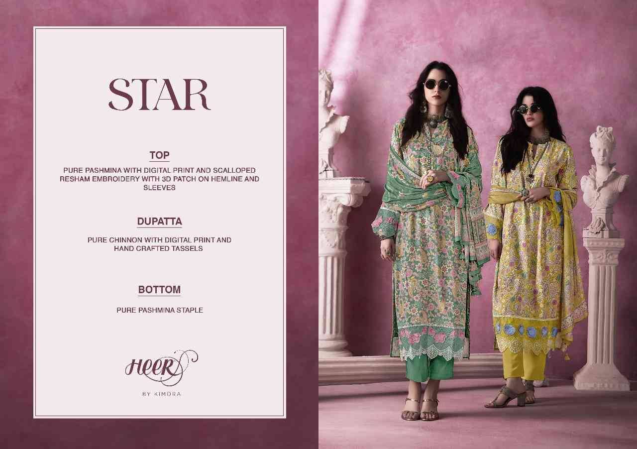 Star By Kimora Fashion 9491 To 9496 Series Designer Festive Suits Collection Beautiful Stylish Fancy Colorful Party Wear & Occasional Wear Pure Pashmina Dresses At Wholesale Price