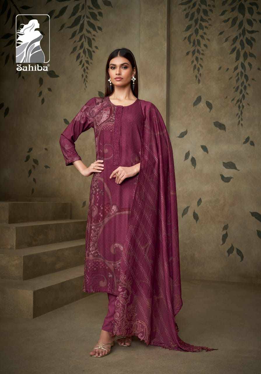 Ojasvi By Sahiba Fabrics Beautiful Festive Suits Colorful Stylish Fancy Casual Wear & Ethnic Wear Staple Twill Dresses At Wholesale Price