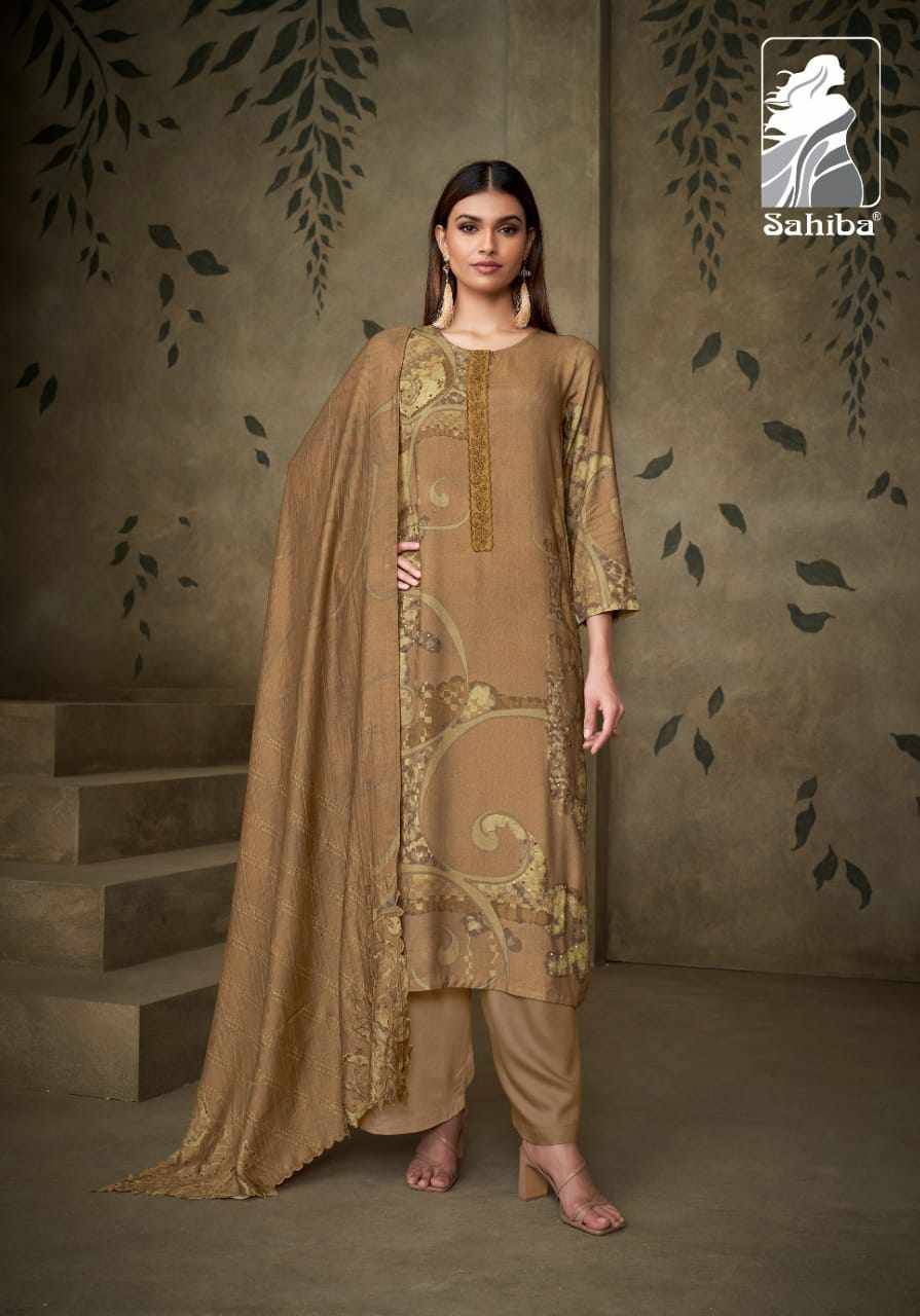 Ojasvi By Sahiba Fabrics Beautiful Festive Suits Colorful Stylish Fancy Casual Wear & Ethnic Wear Staple Twill Dresses At Wholesale Price