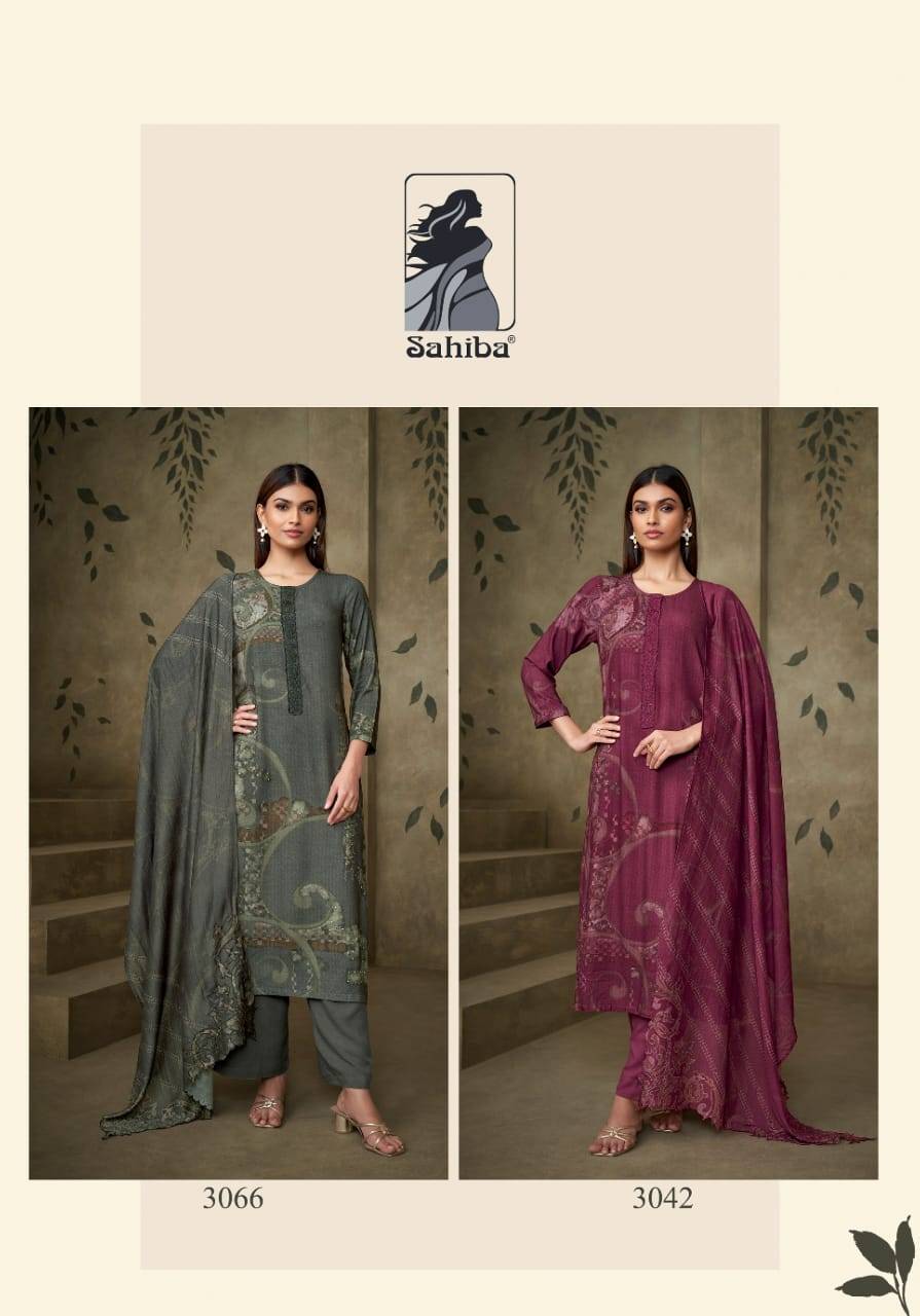 Ojasvi By Sahiba Fabrics Beautiful Festive Suits Colorful Stylish Fancy Casual Wear & Ethnic Wear Staple Twill Dresses At Wholesale Price