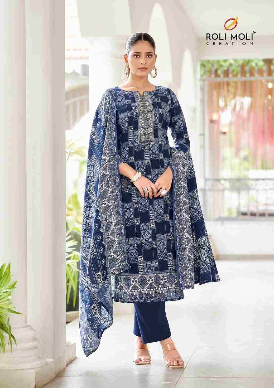 Rangat By Roli Moli 1001 To 1008 Series Beautiful Stylish Festive Suits Fancy Colorful Casual Wear & Ethnic Wear & Ready To Wear Pashmina Dresses At Wholesale Price