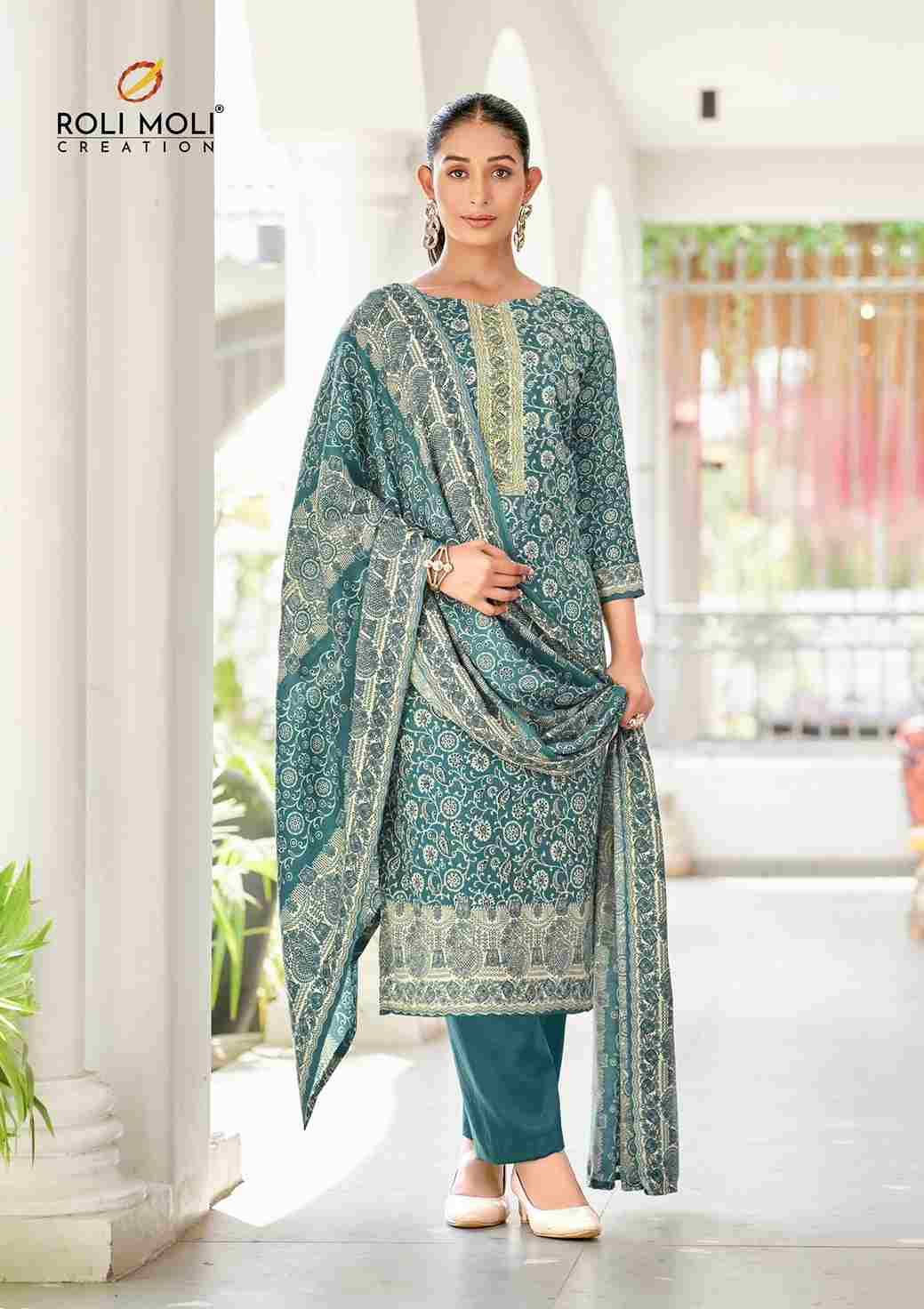 Rangat By Roli Moli 1001 To 1008 Series Beautiful Stylish Festive Suits Fancy Colorful Casual Wear & Ethnic Wear & Ready To Wear Pashmina Dresses At Wholesale Price