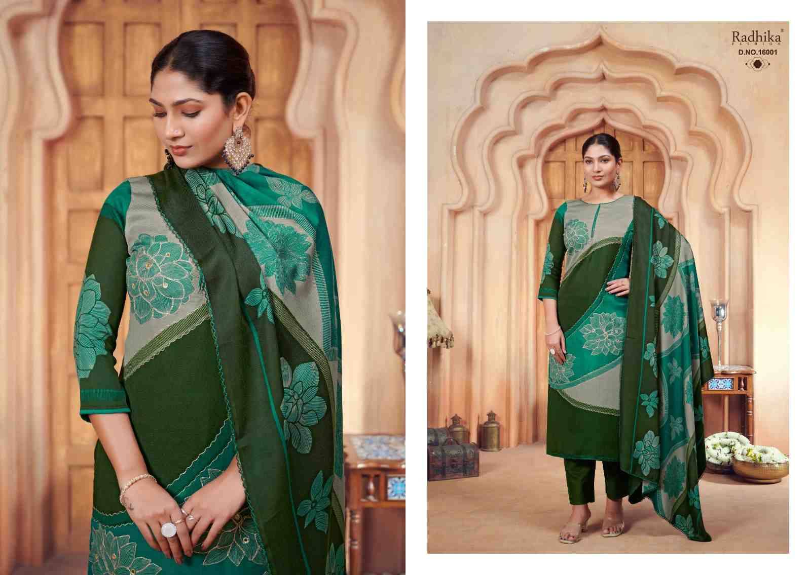 Jasmine Vol-2 By Sumyra 16001 To 16004 Series Beautiful Festive Suits Stylish Fancy Colorful Casual Wear & Ethnic Wear Pure Pashmina Print Dresses At Wholesale Price