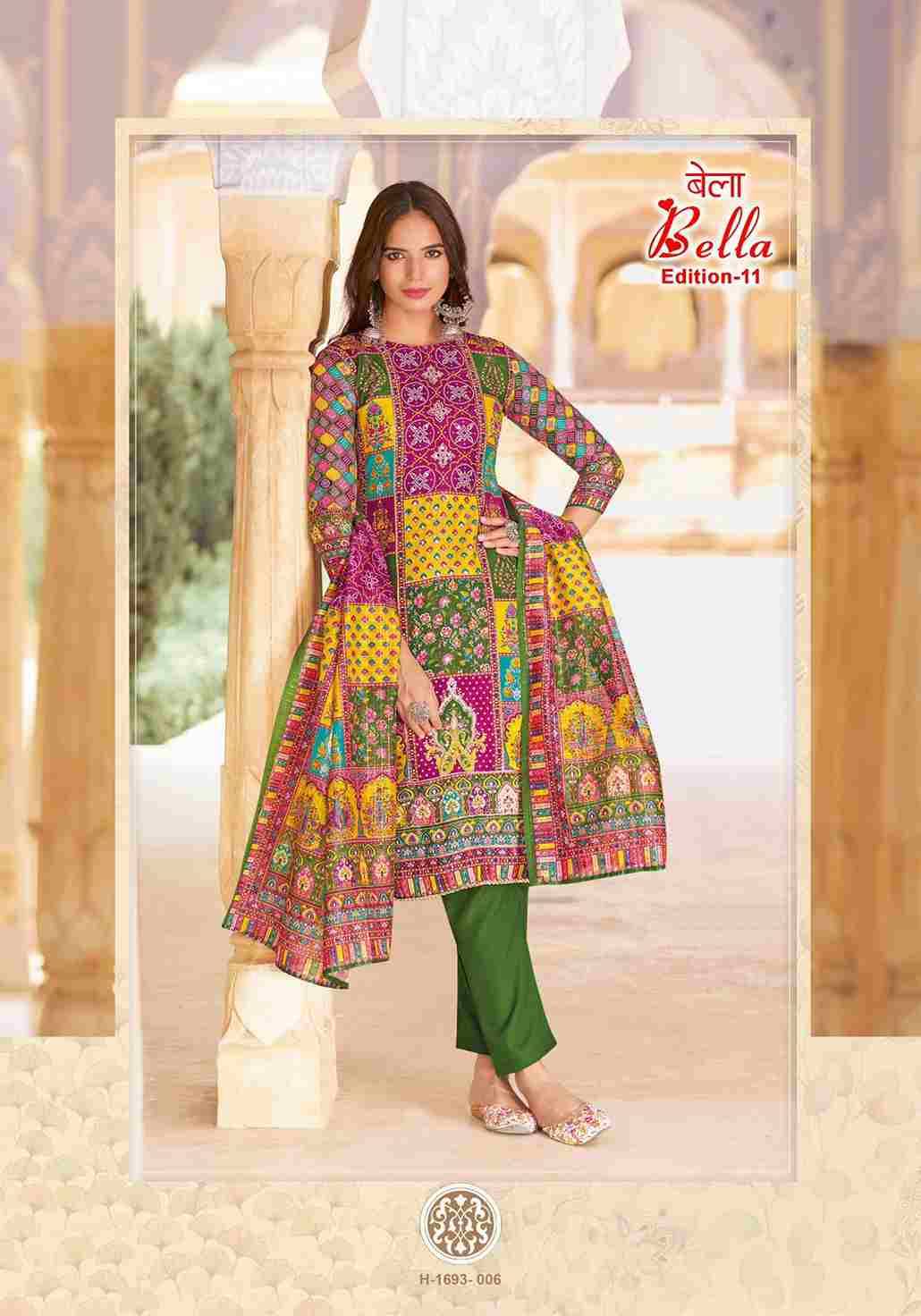 Bella Vol-11 By Alok Suit 1693-001 To 1693-006 Series Beautiful Festive Suits Stylish Fancy Colorful Casual Wear & Ethnic Wear Pure Muslin Print Dresses At Wholesale Price