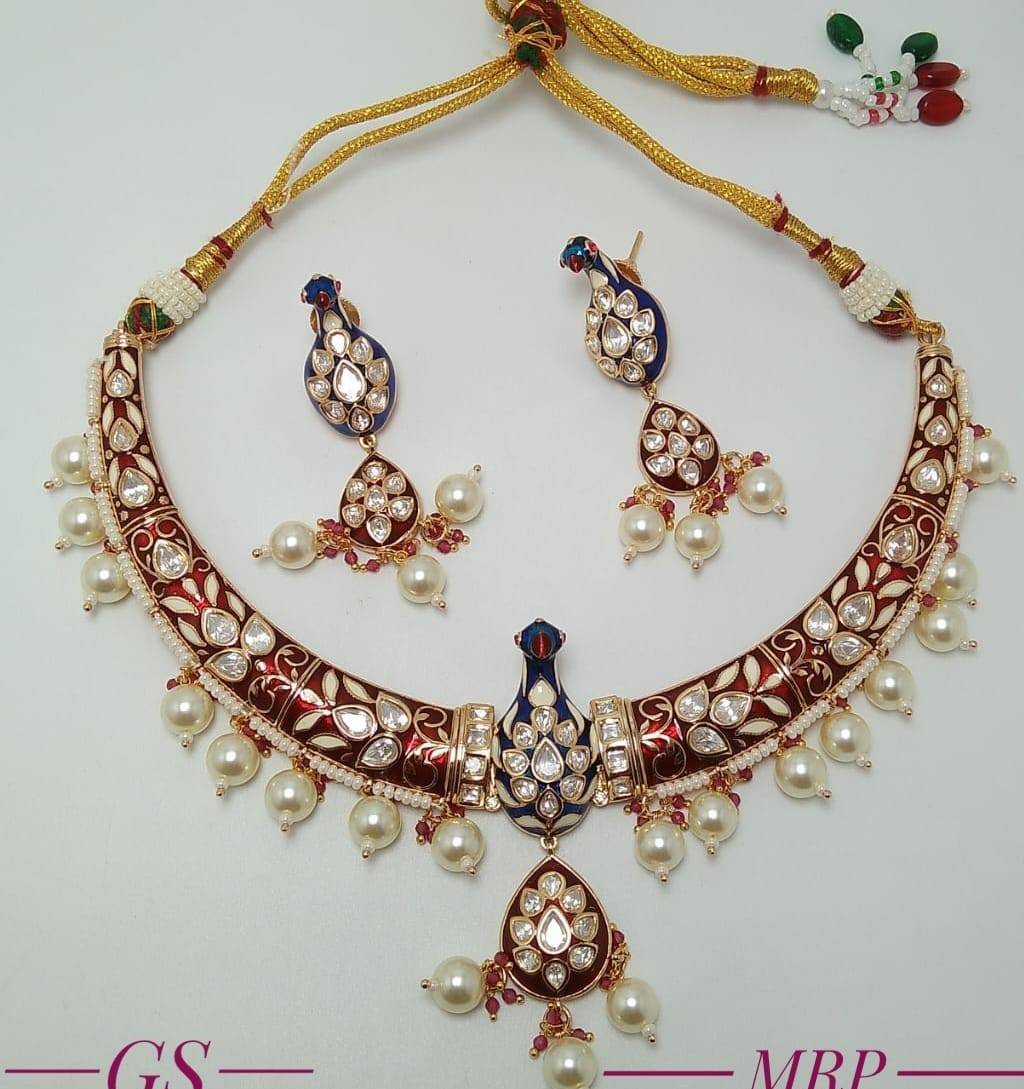 GS-1315 By Fashid Wholesale 01 To 04 Series Traditional Artificial Jewellery For Indian Attire At Exclusive Range.