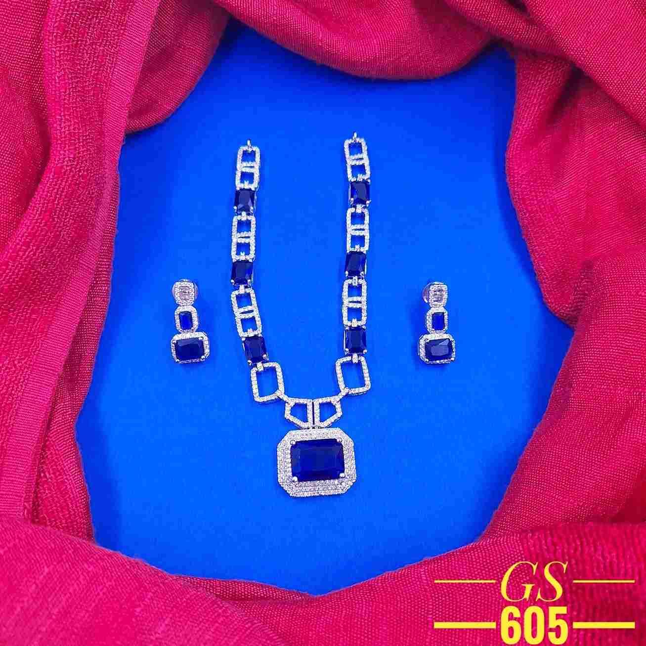 GS-605 By Fashid Wholesale 01 To 07 Series Traditional Artificial Jewellery For Indian Attire At Exclusive Range.