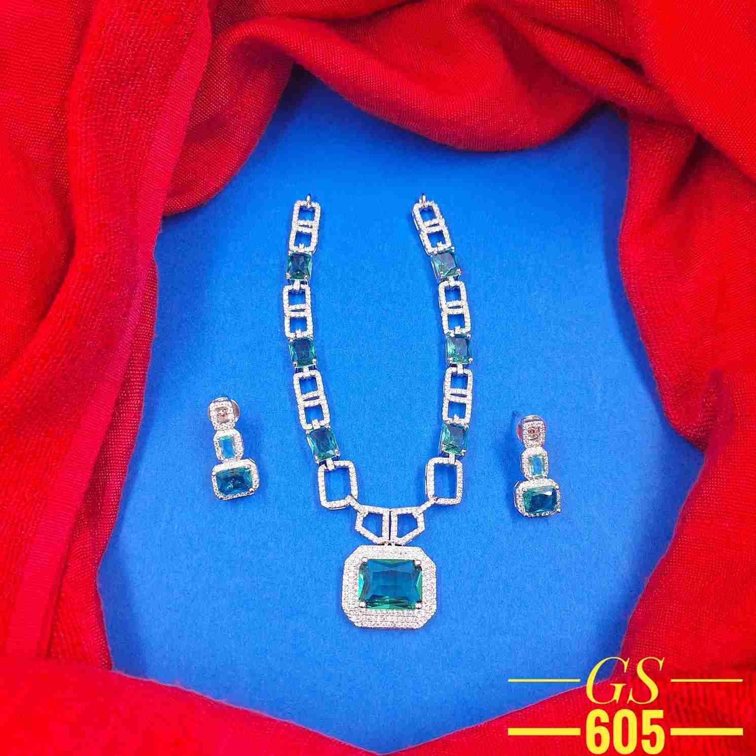 GS-605 By Fashid Wholesale 01 To 07 Series Traditional Artificial Jewellery For Indian Attire At Exclusive Range.