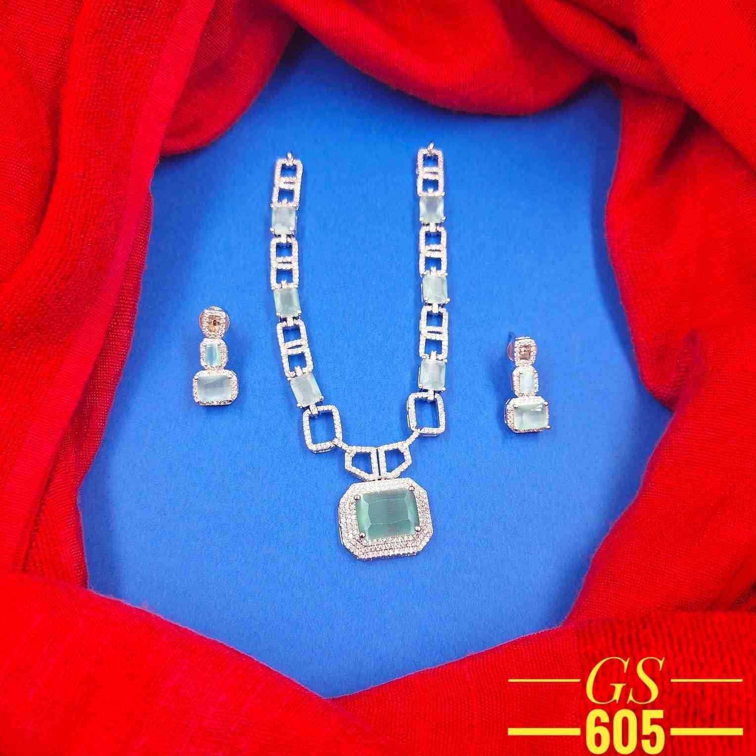 GS-605 By Fashid Wholesale 01 To 07 Series Traditional Artificial Jewellery For Indian Attire At Exclusive Range.