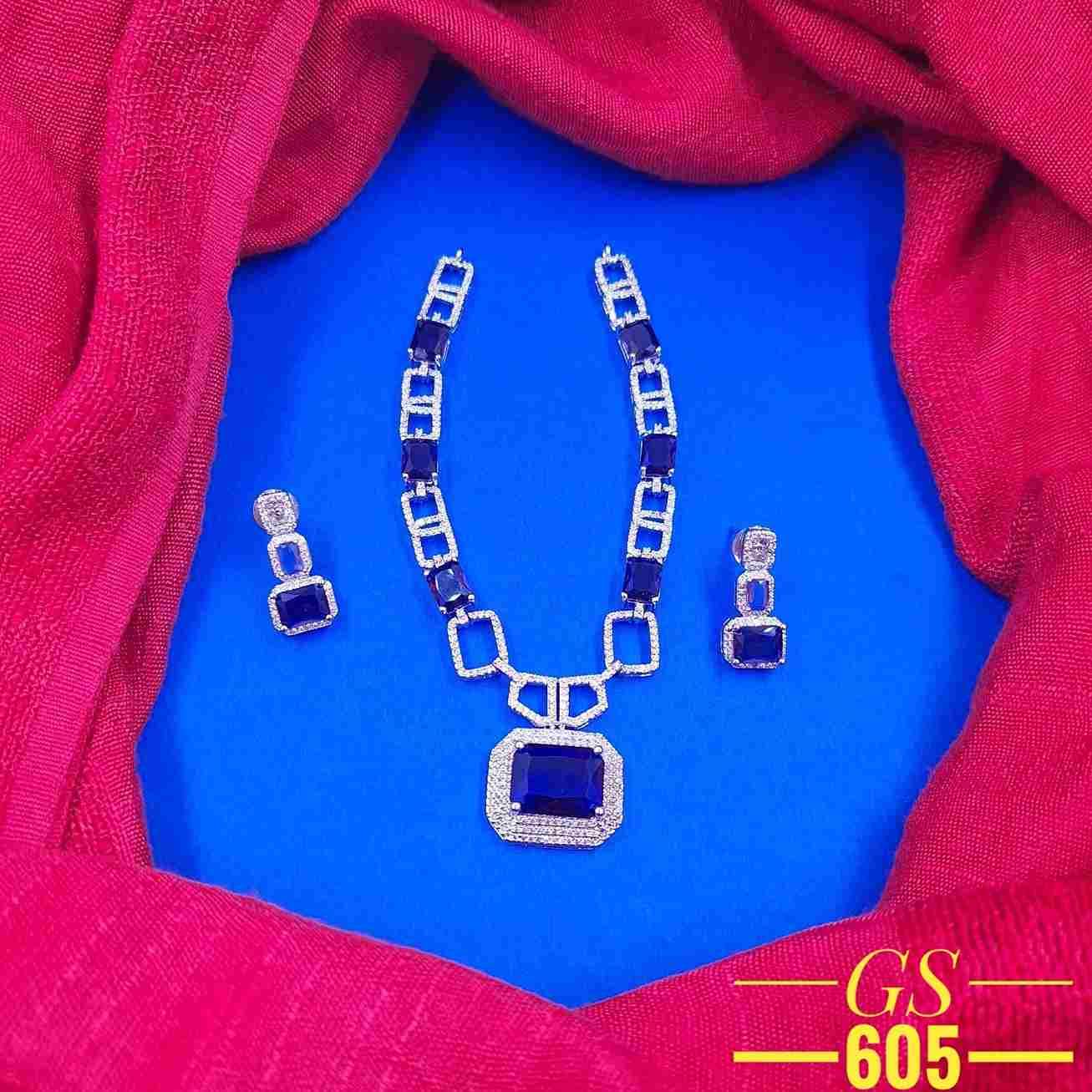 GS-605 By Fashid Wholesale 01 To 07 Series Traditional Artificial Jewellery For Indian Attire At Exclusive Range.