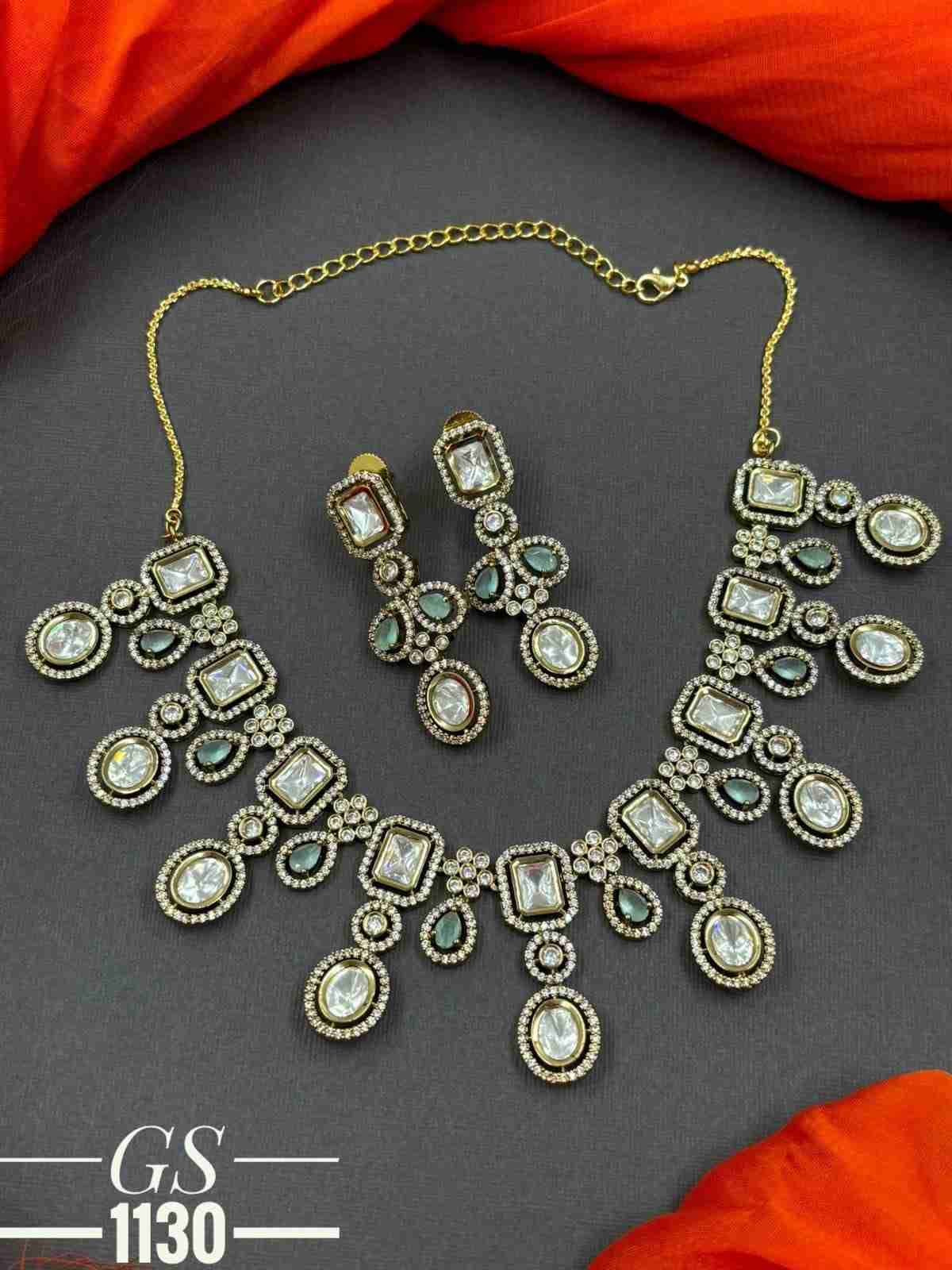 GS-1130 By Fashid Wholesale 01 To 05 Series Traditional Artificial Jewellery For Indian Attire At Exclusive Range.