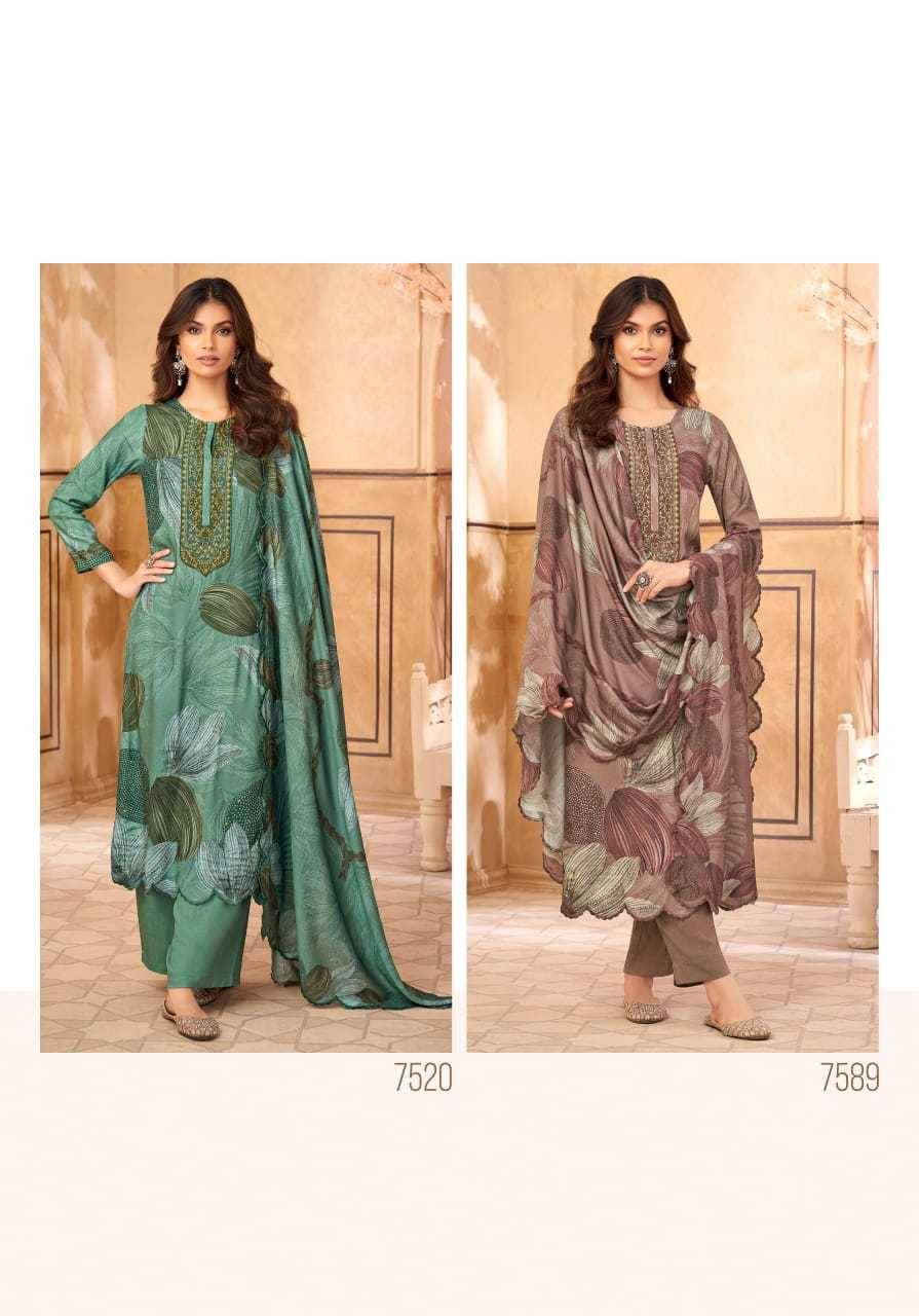 Radhya By T And M Designer Studio Beautiful Festive Suits Colorful Stylish Fancy Casual Wear & Ethnic Wear Staple Twill Dresses At Wholesale Price