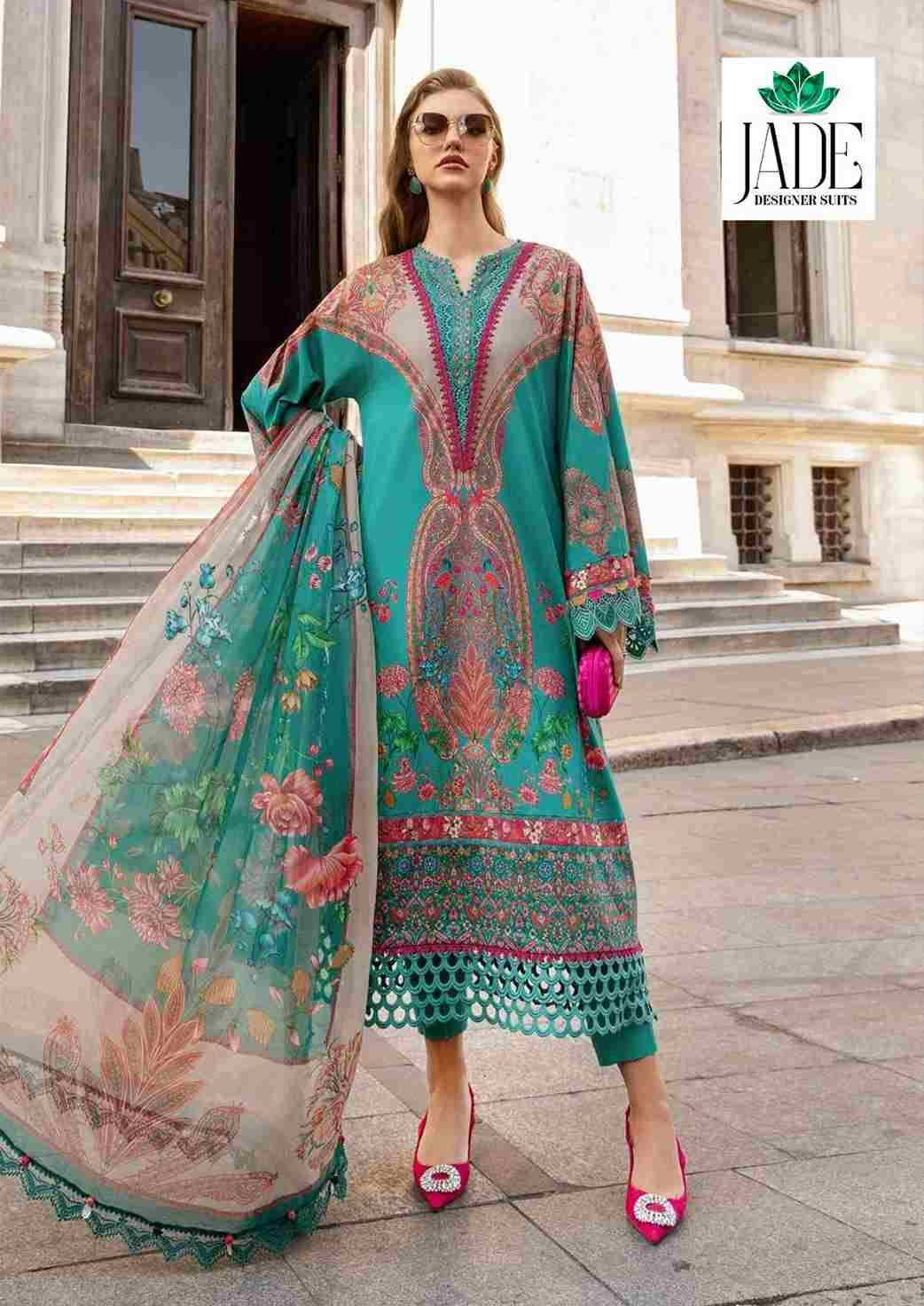 Crimsons Vol-11 By Jade 11001 To 11006 Series Beautiful Festive Suits Colorful Stylish Fancy Casual Wear & Ethnic Wear Pure Lawn Cotton Embroidered Dresses At Wholesale Price