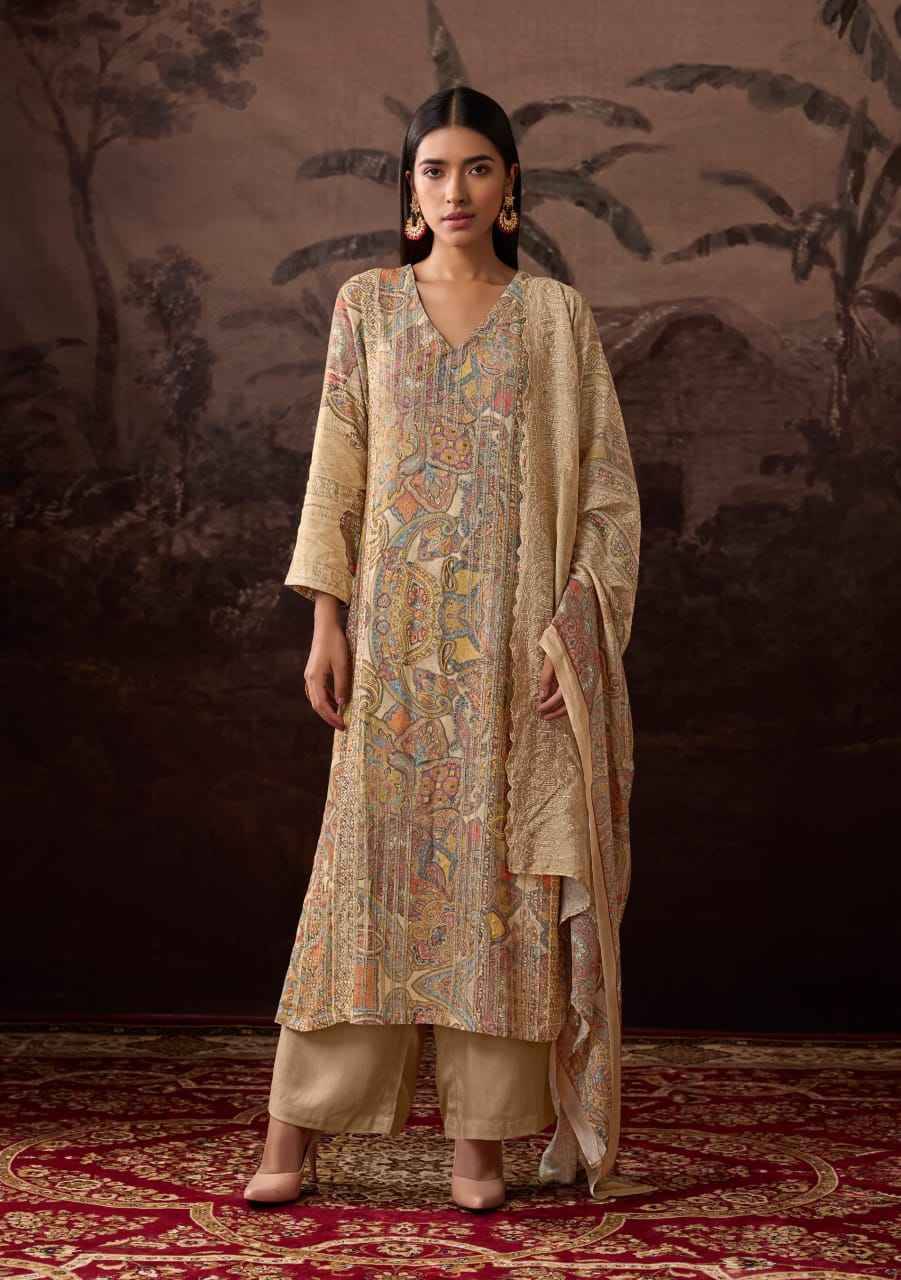 Supreet By Sahiba Fabrics Beautiful Festive Suits Colorful Stylish Fancy Casual Wear & Ethnic Wear Staple Twill Dresses At Wholesale Price