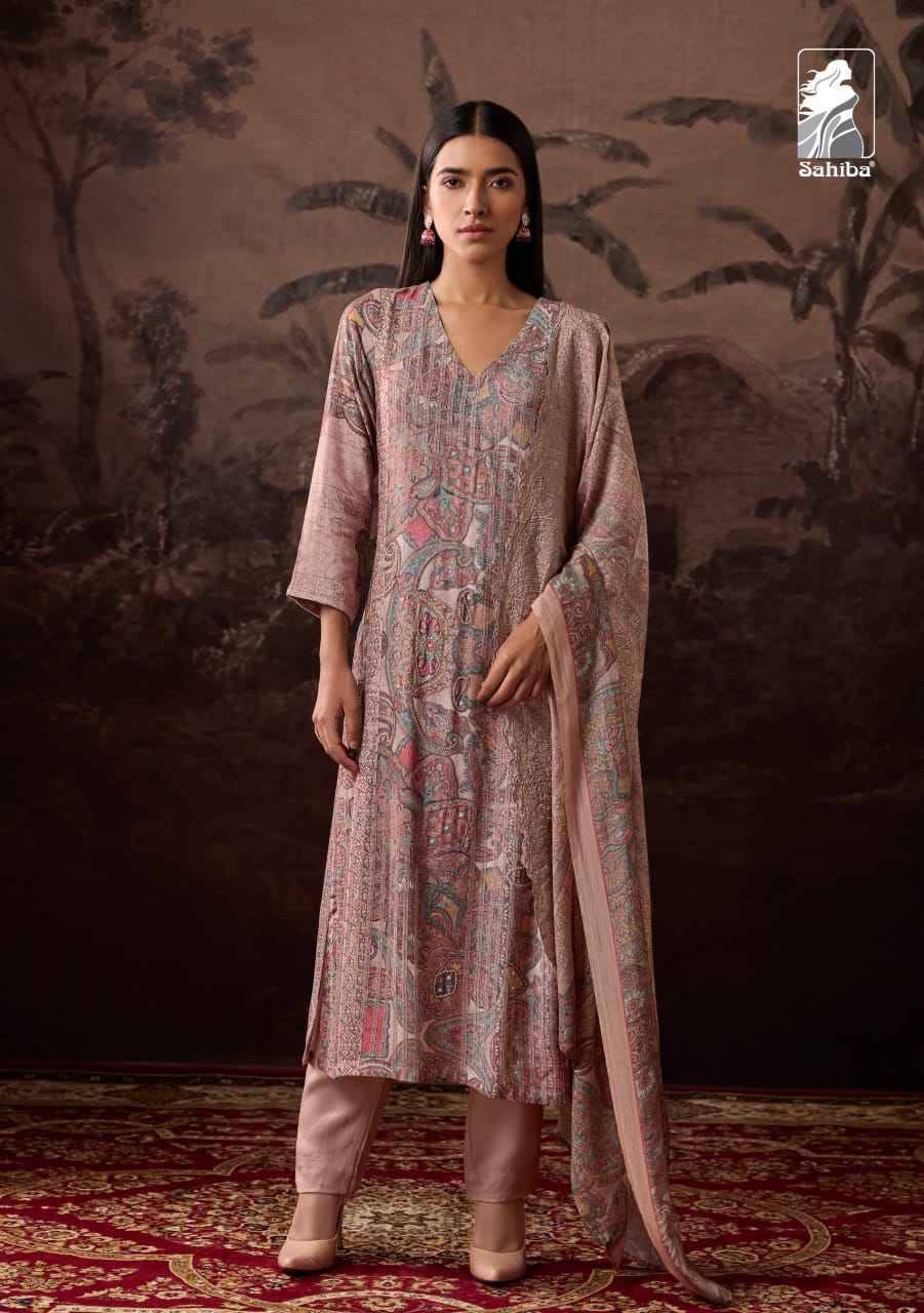 Supreet By Sahiba Fabrics Beautiful Festive Suits Colorful Stylish Fancy Casual Wear & Ethnic Wear Staple Twill Dresses At Wholesale Price