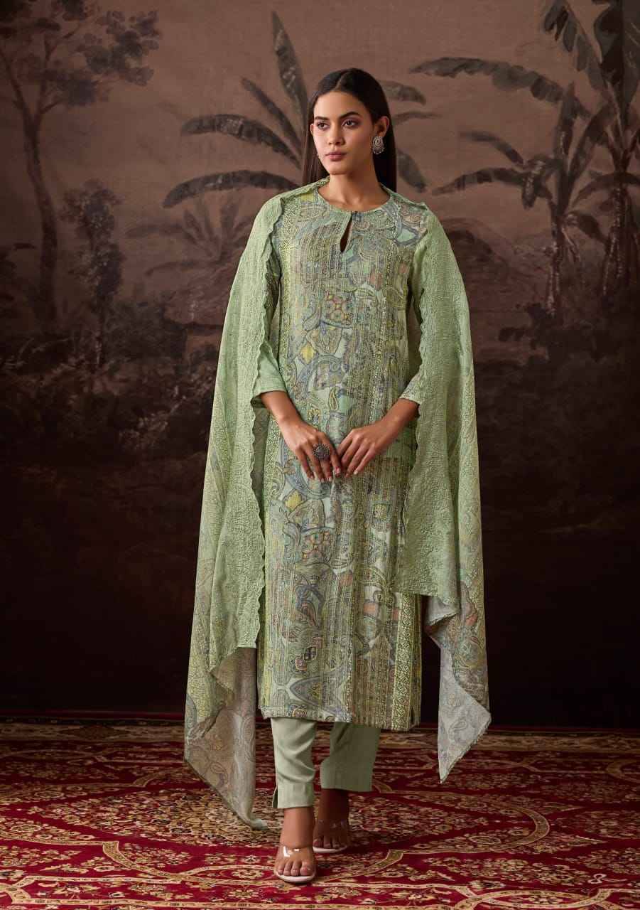 Supreet By Sahiba Fabrics Beautiful Festive Suits Colorful Stylish Fancy Casual Wear & Ethnic Wear Staple Twill Dresses At Wholesale Price