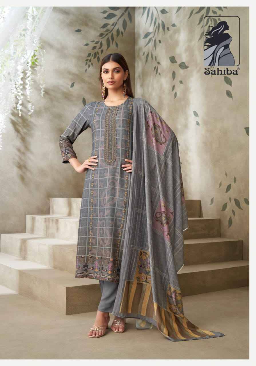 Dhiti By Sahiba Fabrics Beautiful Festive Suits Colorful Stylish Fancy Casual Wear & Ethnic Wear Staple Twill Dresses At Wholesale Price