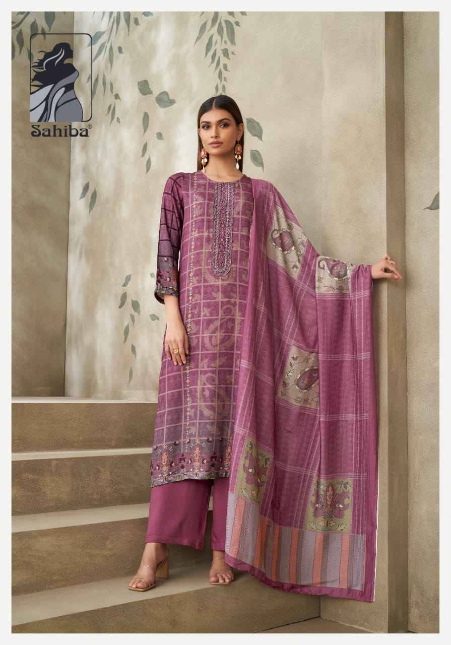 Dhiti By Sahiba Fabrics Beautiful Festive Suits Colorful Stylish Fancy Casual Wear & Ethnic Wear Staple Twill Dresses At Wholesale Price