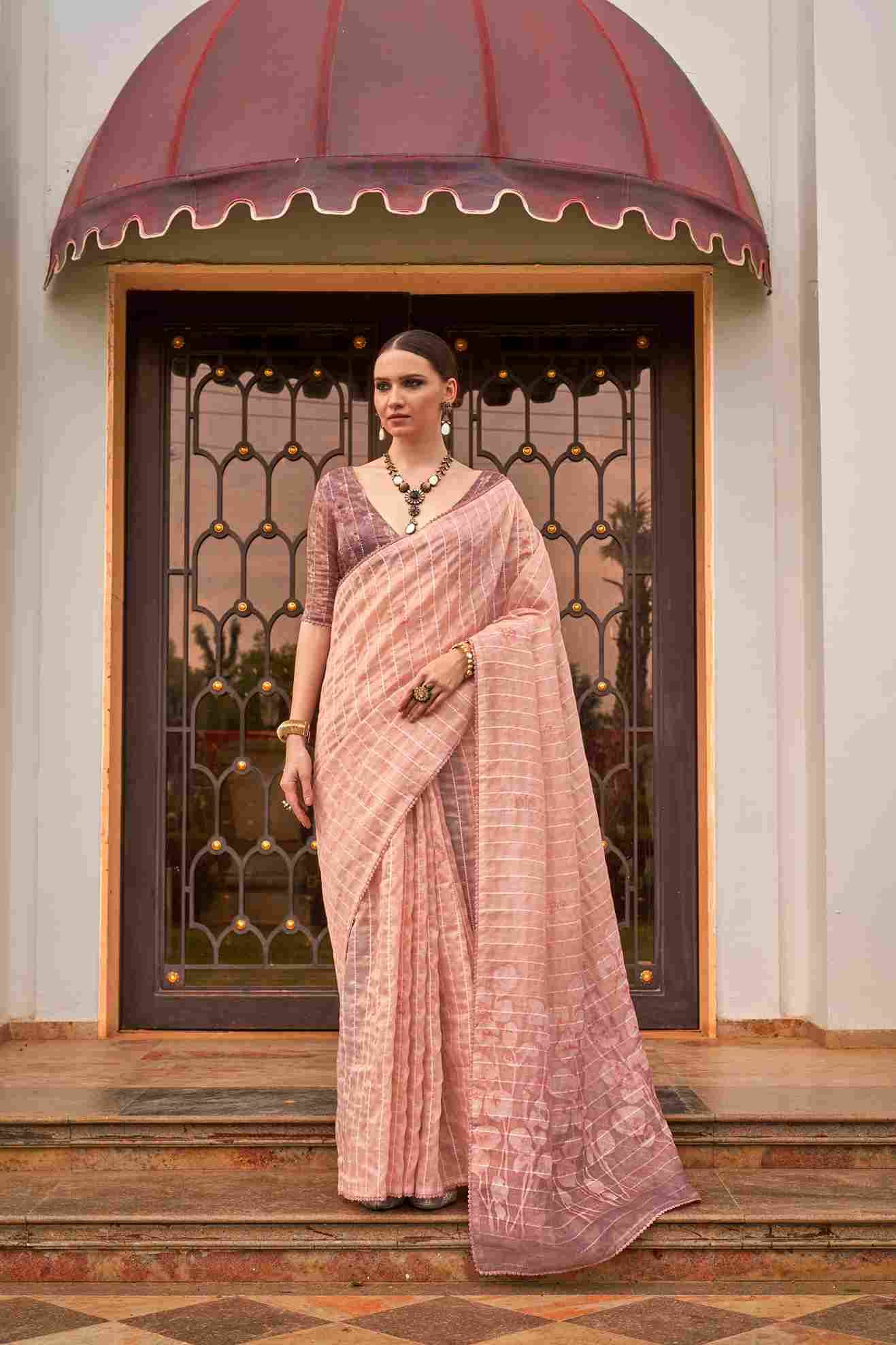 Luxuria By Kala Jamun 311 To 318 Series Indian Traditional Wear Collection Beautiful Stylish Fancy Colorful Party Wear & Occasional Wear Tissue Silk Sarees At Wholesale Price