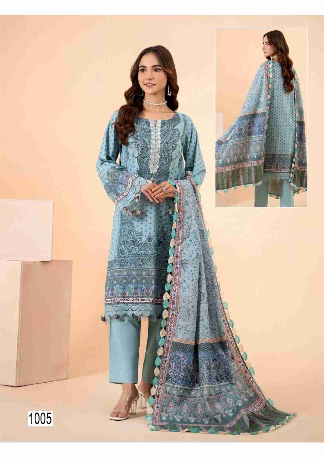 Asim Jofa By Zellbury 1001 To 1006 Series Beautiful Stylish Festive Suits Fancy Colorful Casual Wear & Ethnic Wear & Ready To Wear Heavy Cotton Print Dresses At Wholesale Price