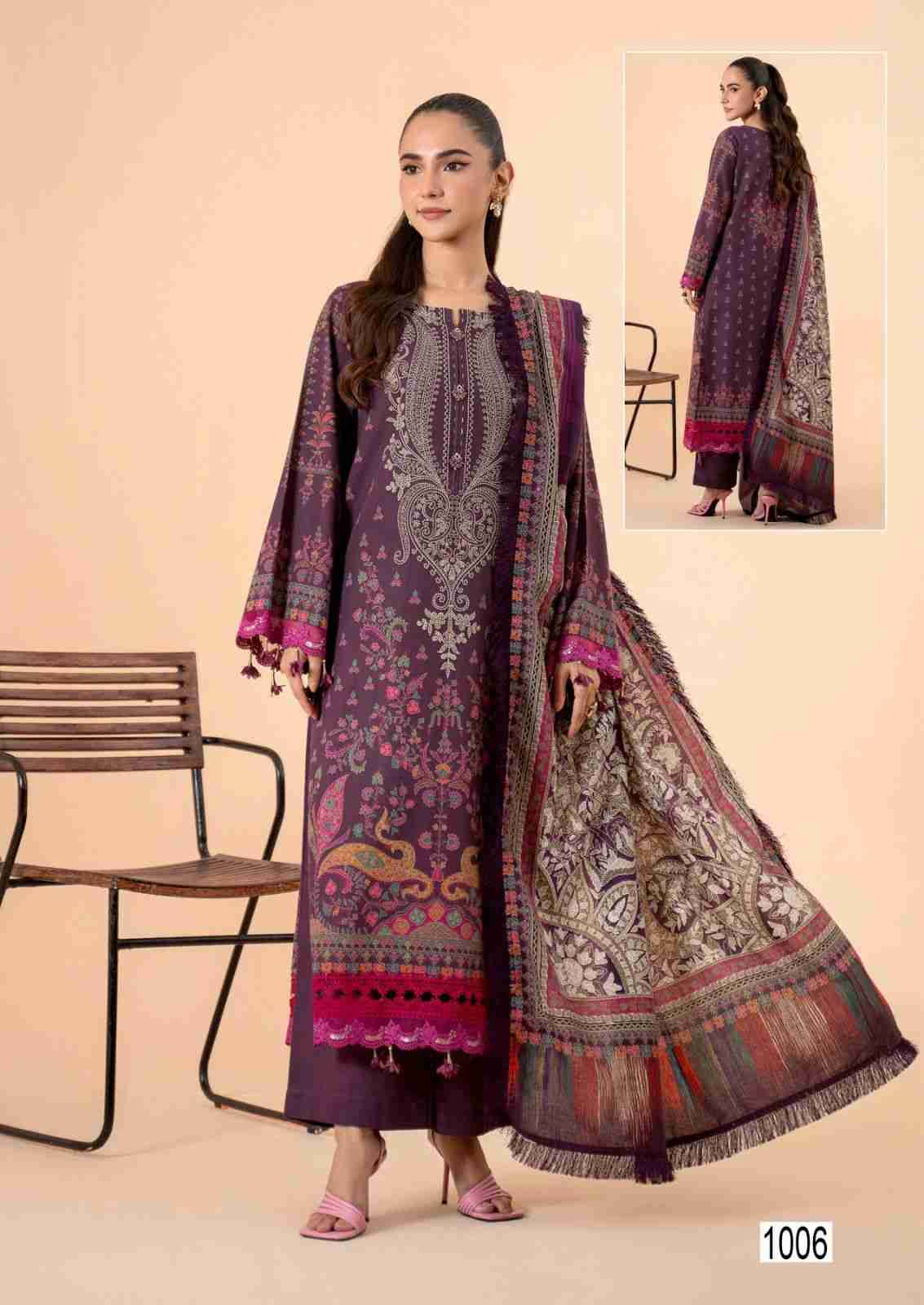 Asim Jofa By Zellbury 1001 To 1006 Series Beautiful Stylish Festive Suits Fancy Colorful Casual Wear & Ethnic Wear & Ready To Wear Heavy Cotton Print Dresses At Wholesale Price