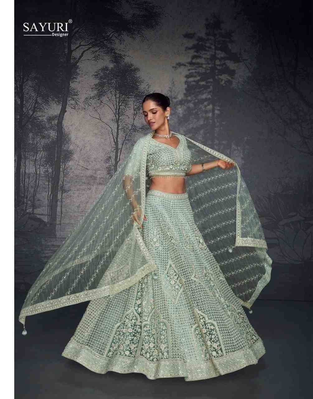 Glamour By Sayuri 5591 To 5594 Series Designer Beautiful Wedding Collection Occasional Wear & Party Wear Georgette Lehengas At Wholesale Price