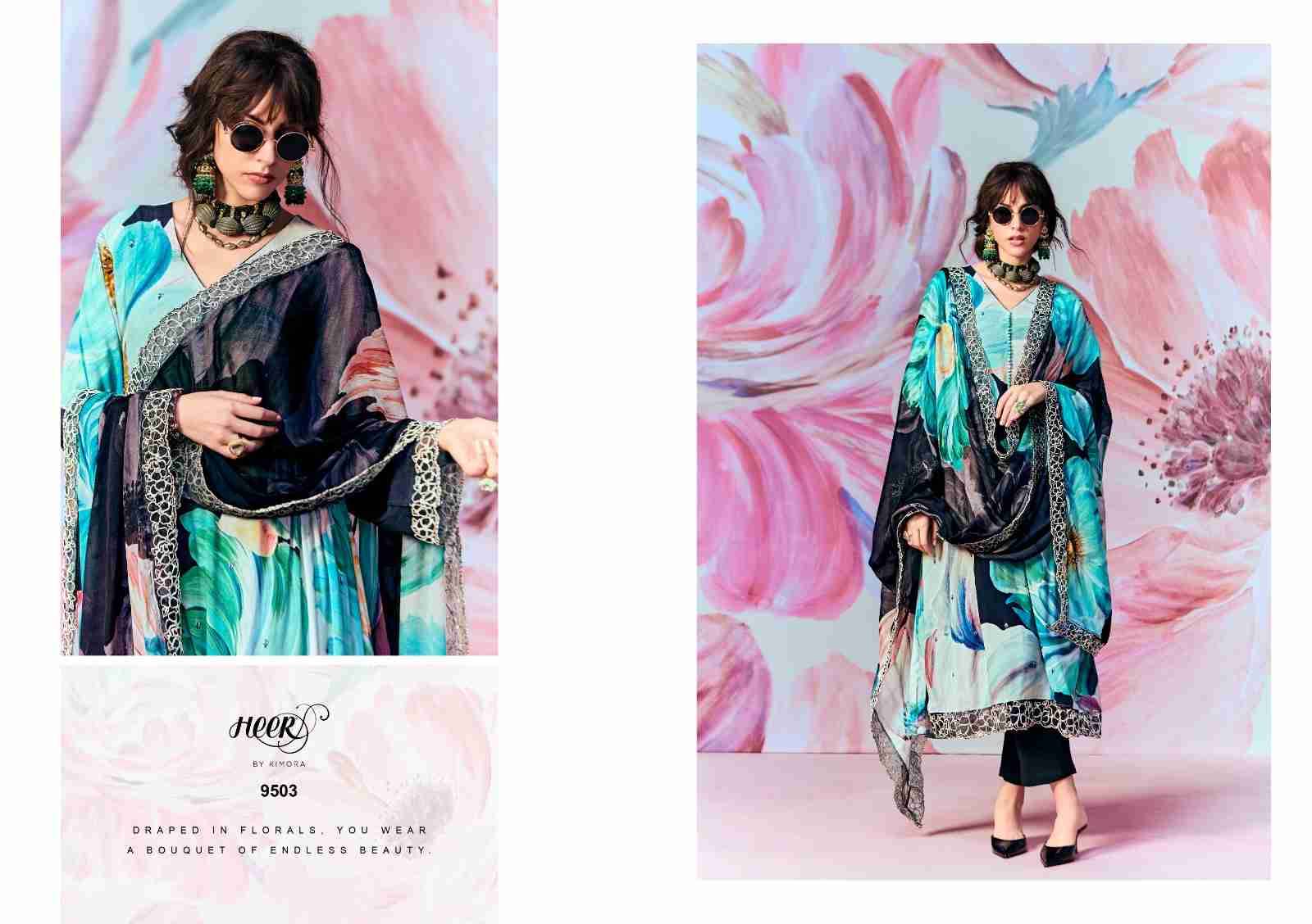 Super Star By Kimora Fashion 9501 To 9506 Series Designer Festive Suits Collection Beautiful Stylish Fancy Colorful Party Wear & Occasional Wear Pure Pashmina Dresses At Wholesale Price