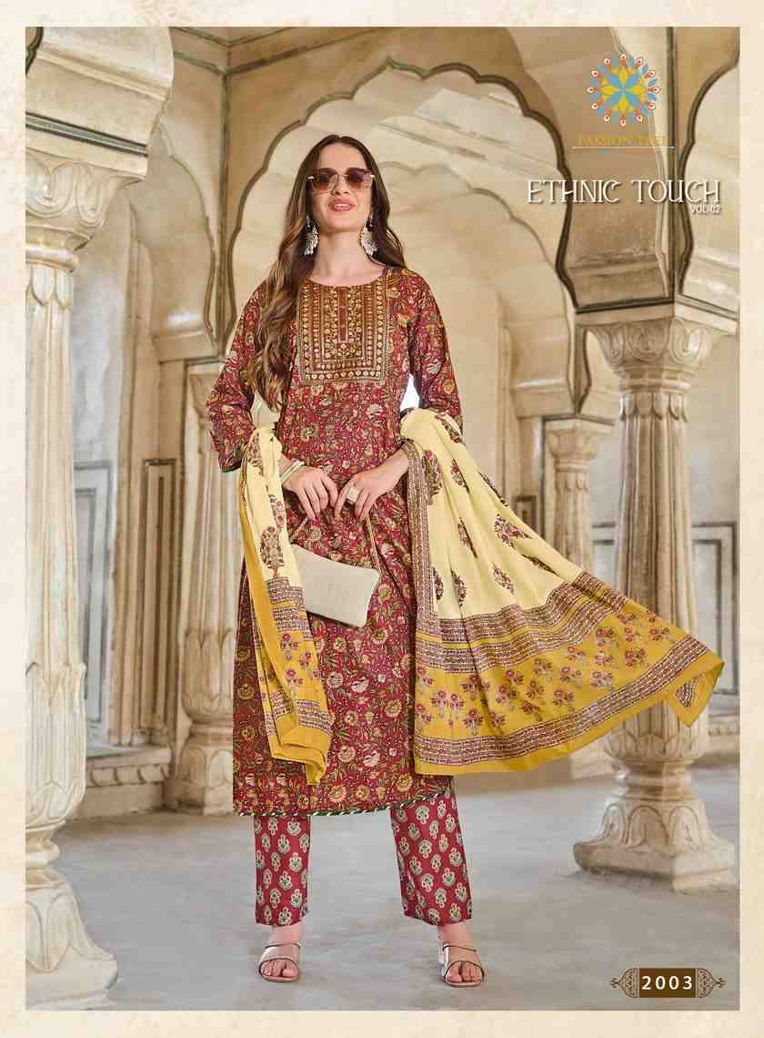 Ethnic Touch Vol-2 By Passion Tree 2001 To 2007 Series Beautiful Stylish Suits Fancy Colorful Casual Wear & Ethnic Wear & Ready To Wear Heavy Cotton Dresses At Wholesale Price