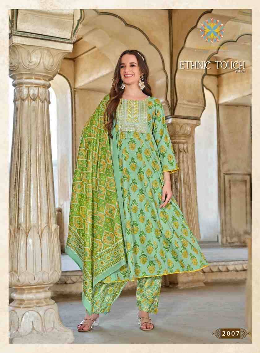 Ethnic Touch Vol-2 By Passion Tree 2001 To 2007 Series Beautiful Stylish Suits Fancy Colorful Casual Wear & Ethnic Wear & Ready To Wear Heavy Cotton Dresses At Wholesale Price