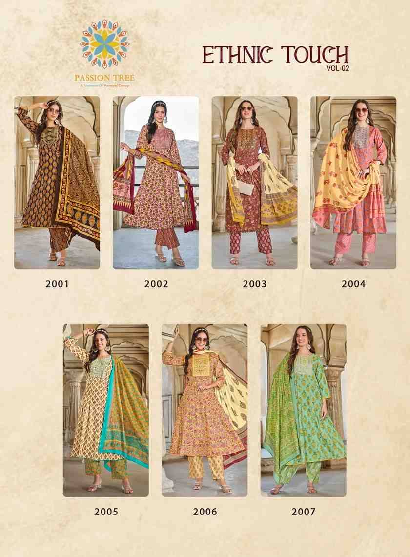 Ethnic Touch Vol-2 By Passion Tree 2001 To 2007 Series Beautiful Stylish Suits Fancy Colorful Casual Wear & Ethnic Wear & Ready To Wear Heavy Cotton Dresses At Wholesale Price