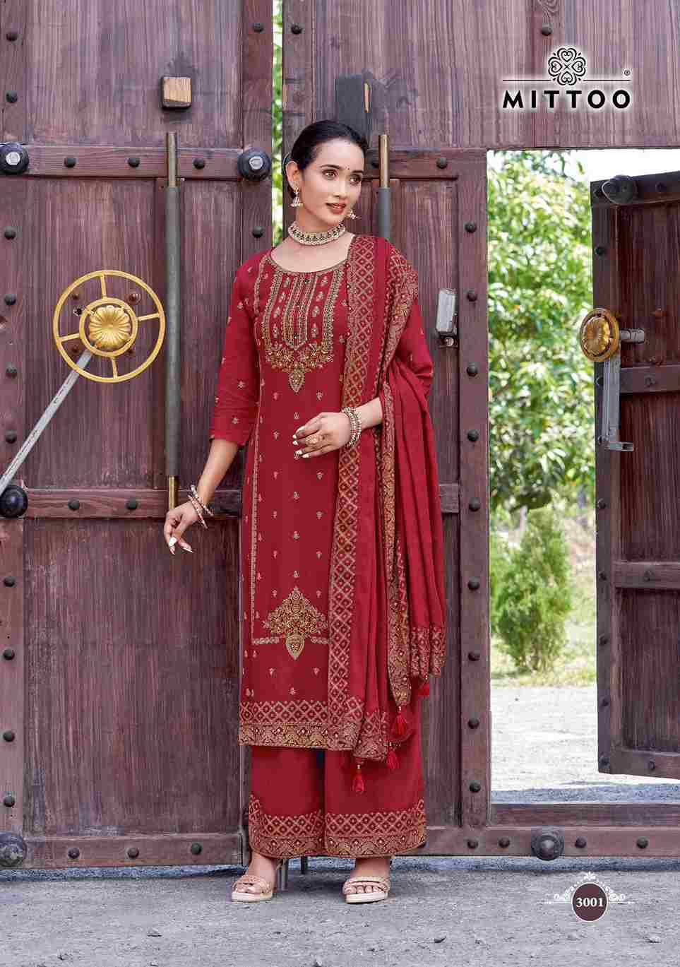 Sparsh By Mittoo 3001 To 3006 Series Beautiful Festive Suits Colorful Stylish Fancy Casual Wear & Ethnic Wear Heavy Rayon Dresses At Wholesale Price