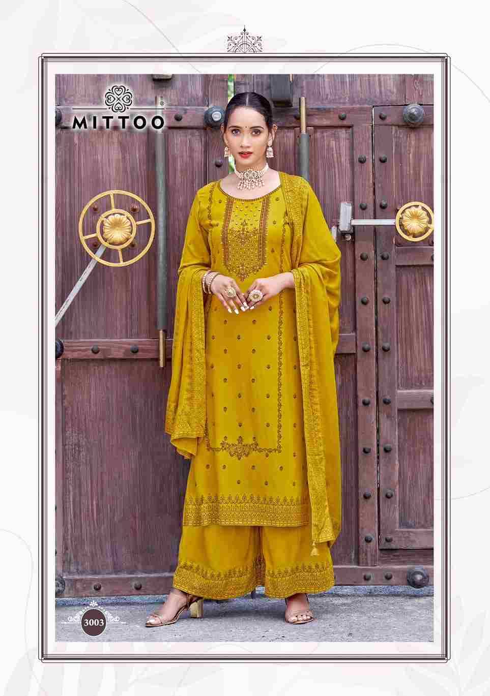 Sparsh By Mittoo 3001 To 3006 Series Beautiful Festive Suits Colorful Stylish Fancy Casual Wear & Ethnic Wear Heavy Rayon Dresses At Wholesale Price