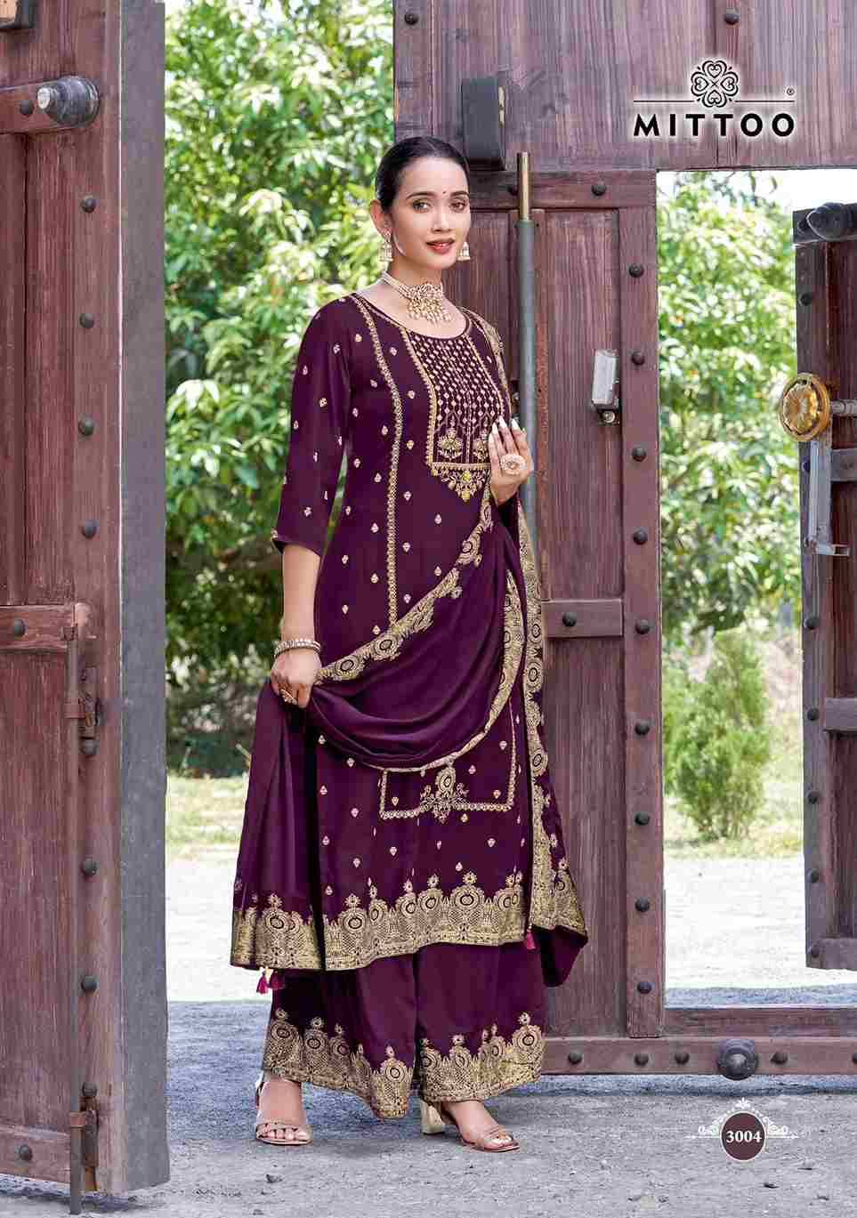 Sparsh By Mittoo 3001 To 3006 Series Beautiful Festive Suits Colorful Stylish Fancy Casual Wear & Ethnic Wear Heavy Rayon Dresses At Wholesale Price