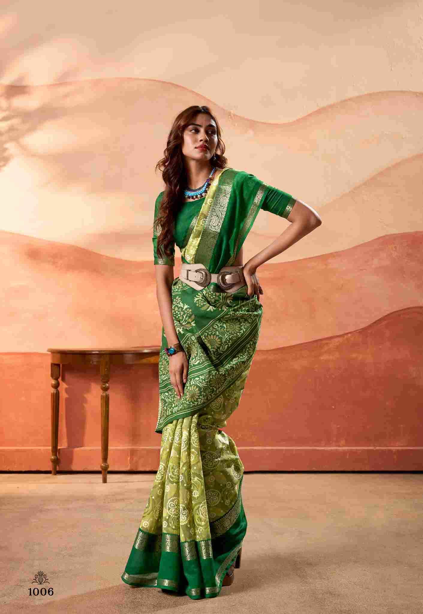 Prachi By SR 1001 To 1010 Series Indian Traditional Wear Collection Beautiful Stylish Fancy Colorful Party Wear & Occasional Wear Soft Cotton Sarees At Wholesale Price