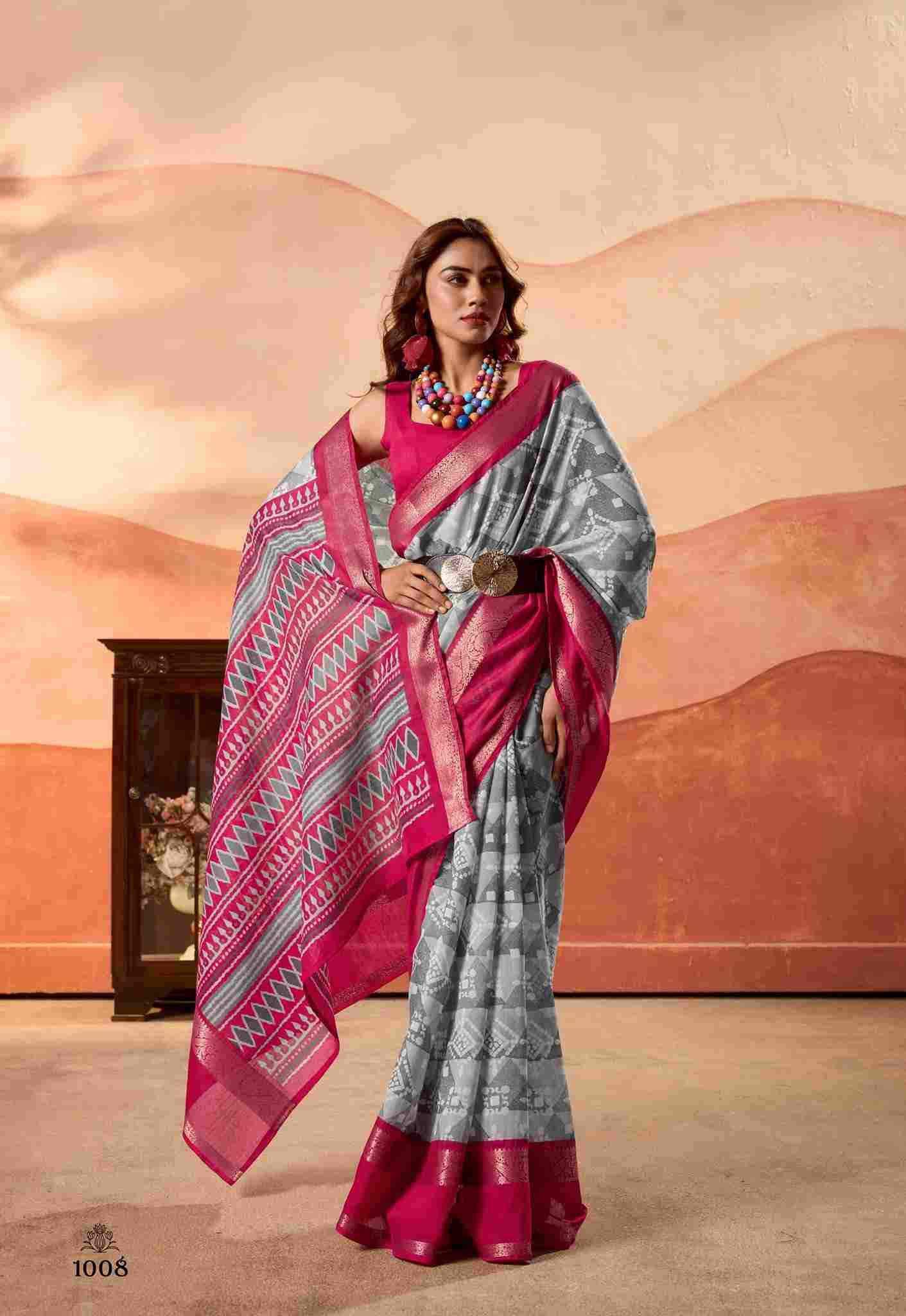 Prachi By SR 1001 To 1010 Series Indian Traditional Wear Collection Beautiful Stylish Fancy Colorful Party Wear & Occasional Wear Soft Cotton Sarees At Wholesale Price